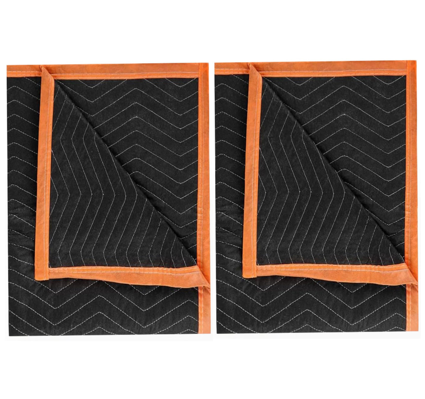 Large Moving Blankets 80 * 72in Heavy Duty Packing Blankets for Furniture Moving Shipping Wrapping Quilted Furniture Pads for Moving, Padded Mover Blankets 2pack
