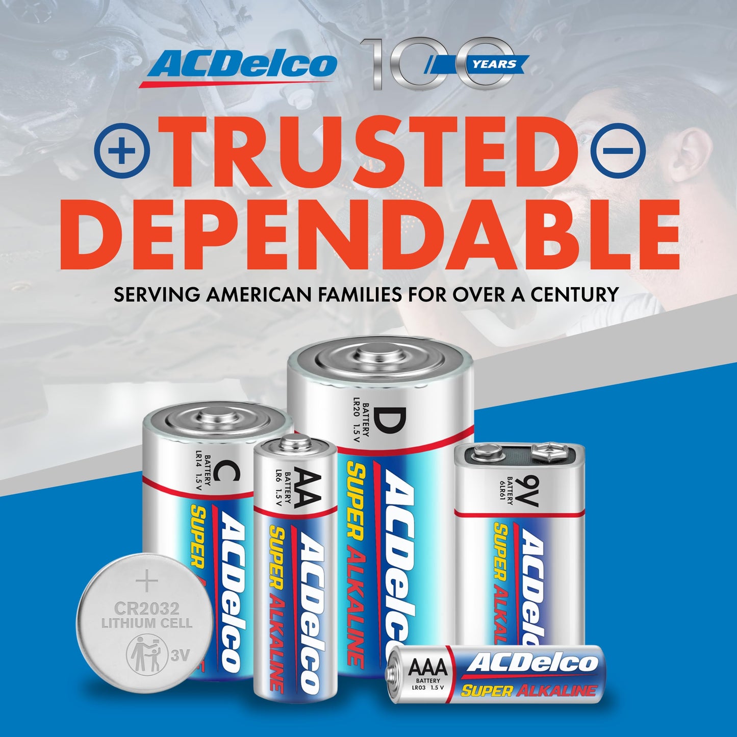 ACDelco AA and AAA 200-Count Combo Pack Super Alkaline Batteries, 100-Count Each, 10-Year Shelf Life, Reclosable Packaging