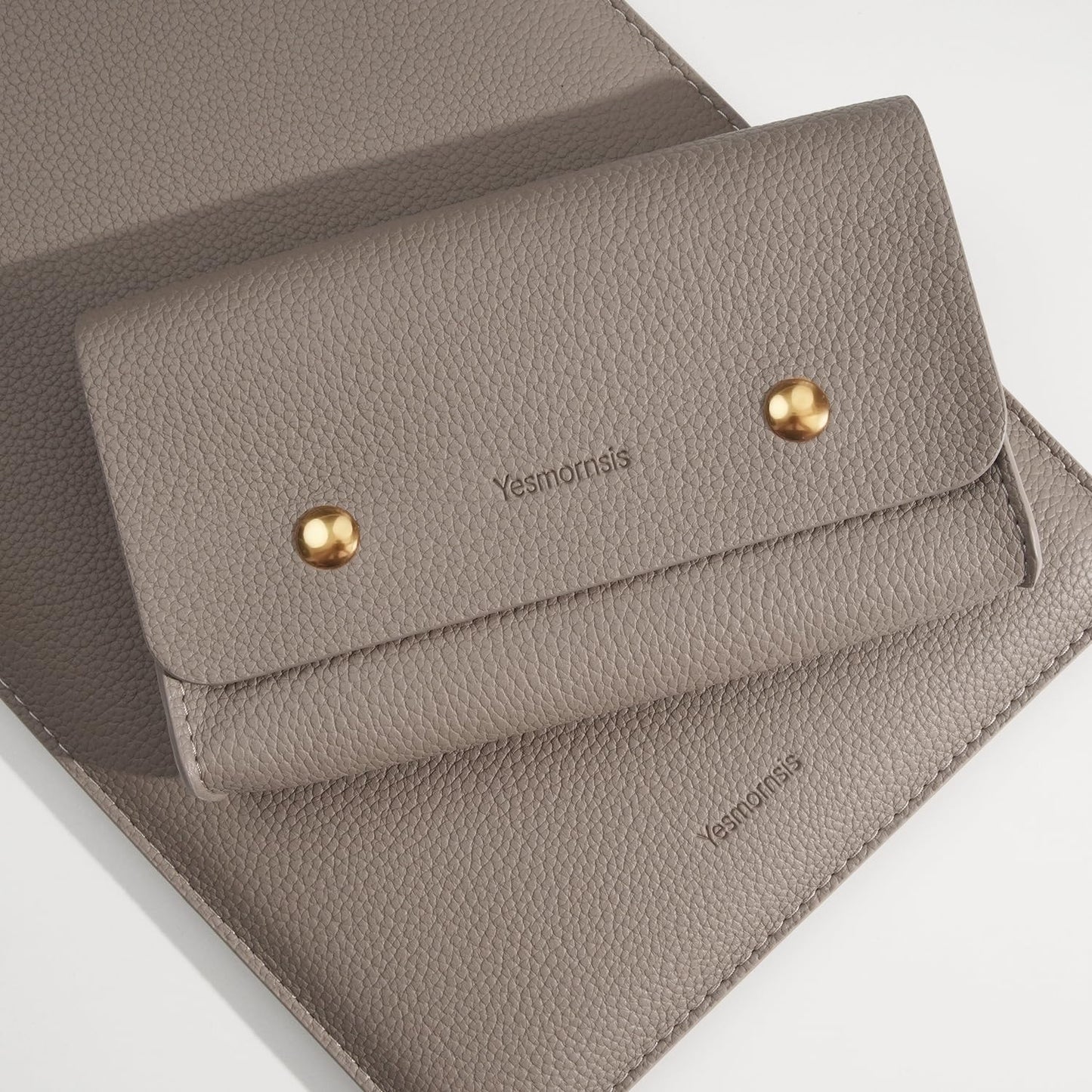 Yesmornsis PU Leather Padded Laptop Sleeve Bag 13Inch Compatible with New MacBook Air 13 M4 M3 A3240 A3113, 2024 MacBook Pro 13 M2 A2686 with Charger Pouch Color Camel