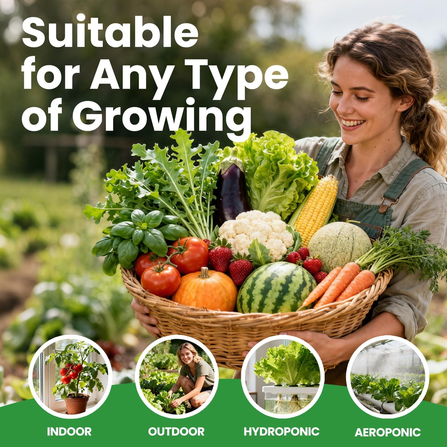 55 Vegetable Seeds Variety Pack - 39,000+ Heirloom Seeds for Planting Vegetables and Fruits, Non-GMO Garden Seeds for Outdoor Planting Christmas Unique Gift for Mother, Women, Mom, Friend