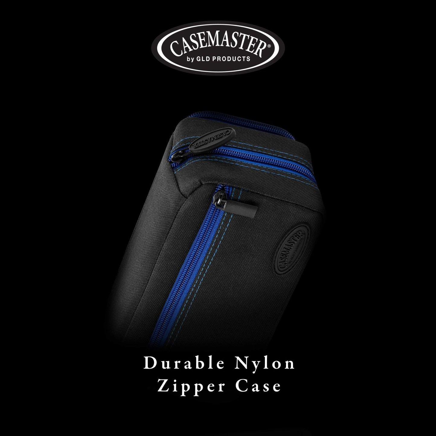 Viper by GLD Products Casemaster Plazma Pro Dart Case with Sapphire Zipper for Soft and Steel Tip Darts, Holds 6 Darts and Features Large Front Pocket for Mobile Device