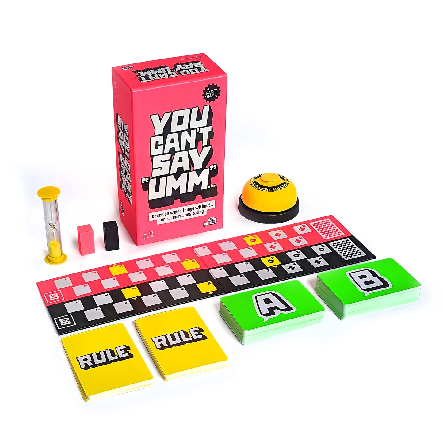 Big Potato You Can't Say UMM: A Party Game for Family and Adults, Fast-Paced Family Word Game, Must Have for Game Night, Bonus Content Included