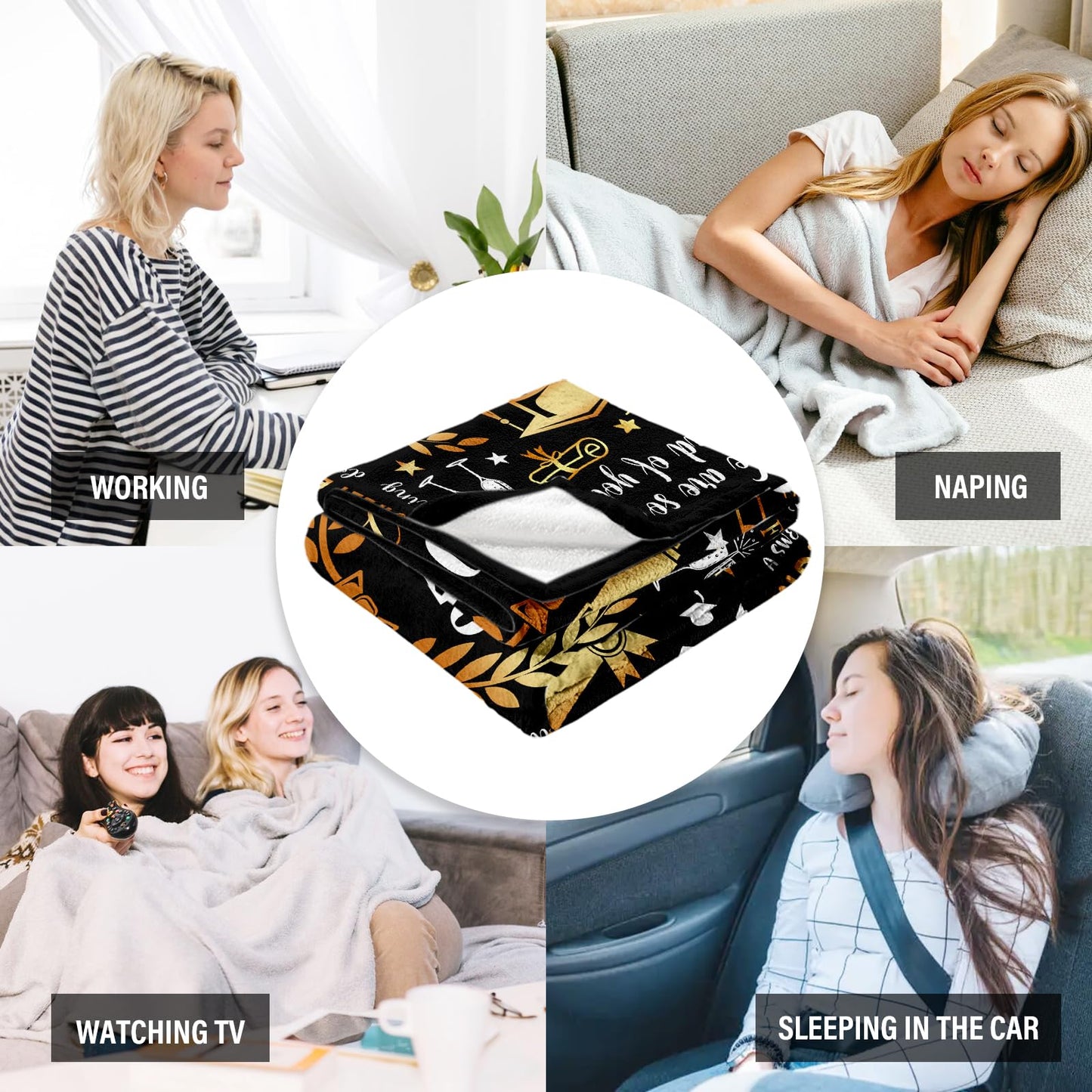 Graduation Gifts 2026, Graduations Gifts for Her Him 50x60 Inch Cozy Throw Blanket College High School Graduations Gift Class of 2026 Gift Graduation Blanket
