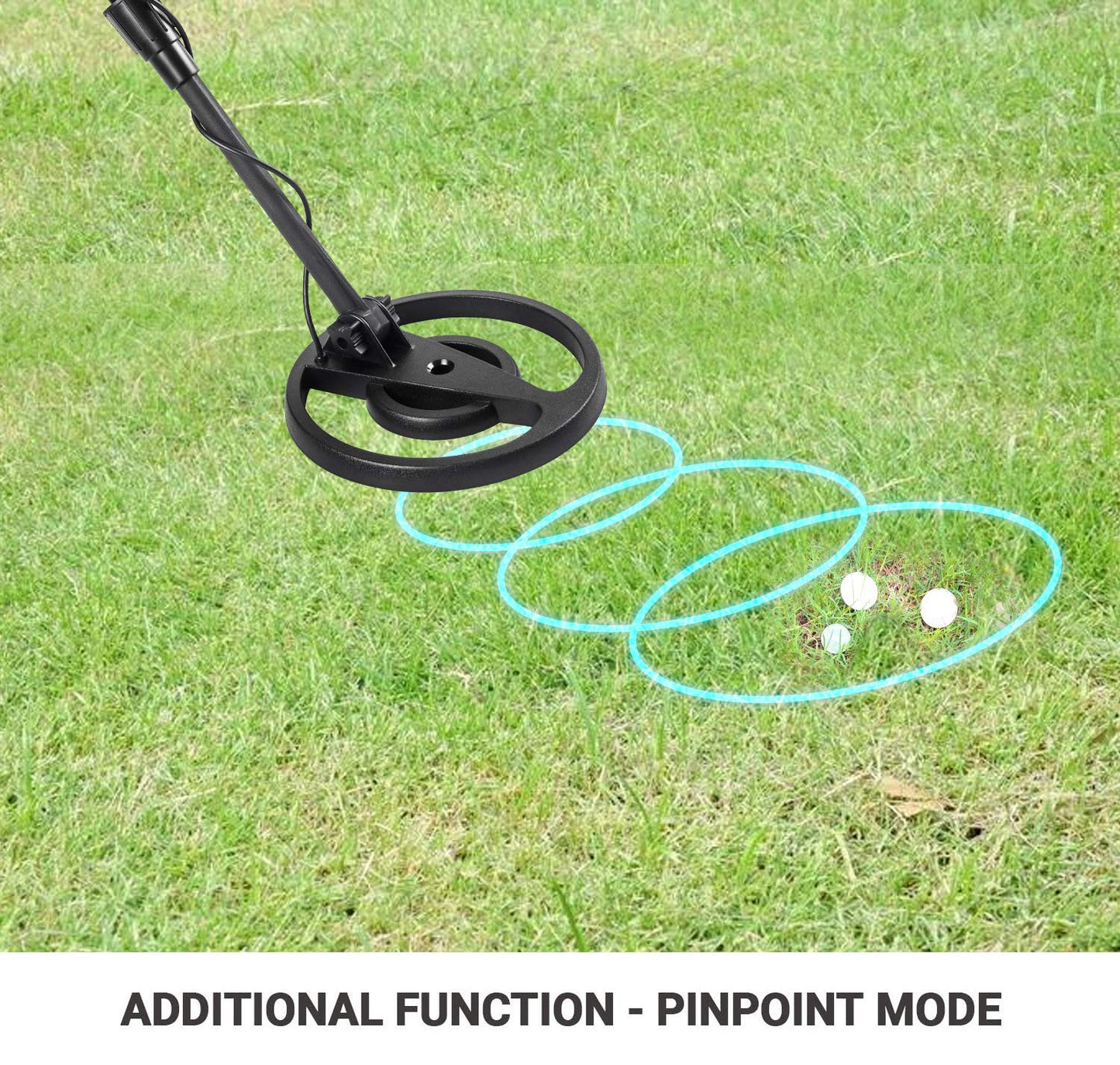 JuniHo Metal Detectors for Adults Waterproof - Professional Higher Accuracy Gold Detector with LCD Display,High Sensitivity with Waterproof Coil,Pinpoint & Disc & All Metal Mode (Adult Pro) (JH-Adult)