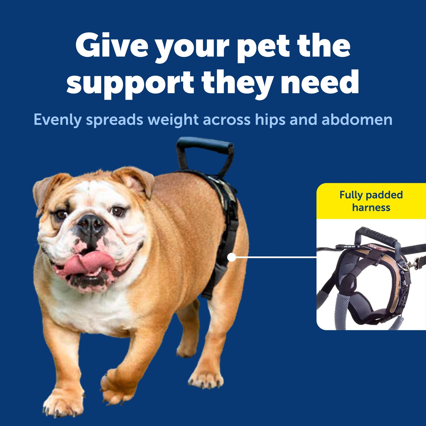 Solvit Rear-Only Lifting Harness, Medium