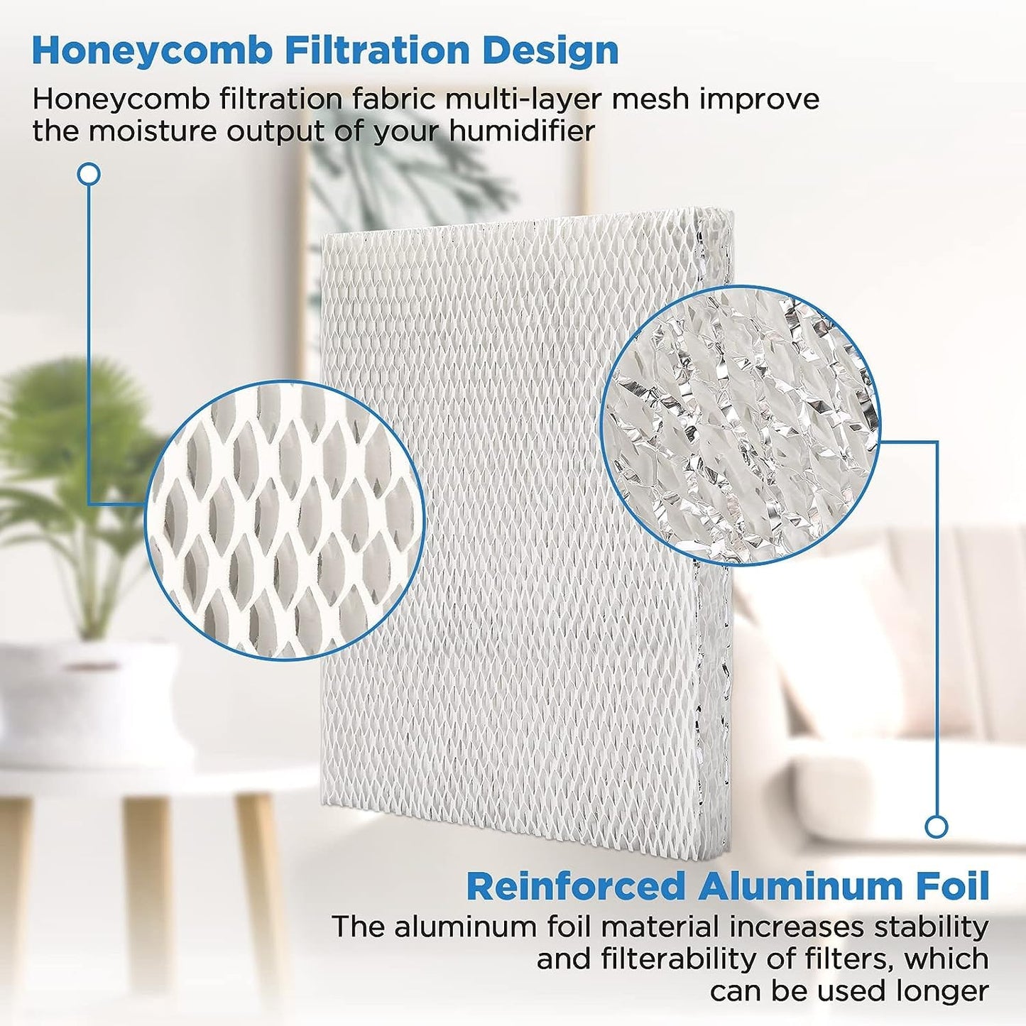 A10 Replacement Water Panel Filter for Aprilaire Whole House Humidifier Pad Filters Models 110, 220, 500, 500A, 500M, 550, 550A, 558 Humidifier Replacement Wicks Filter,Furnace Humidifier Filter