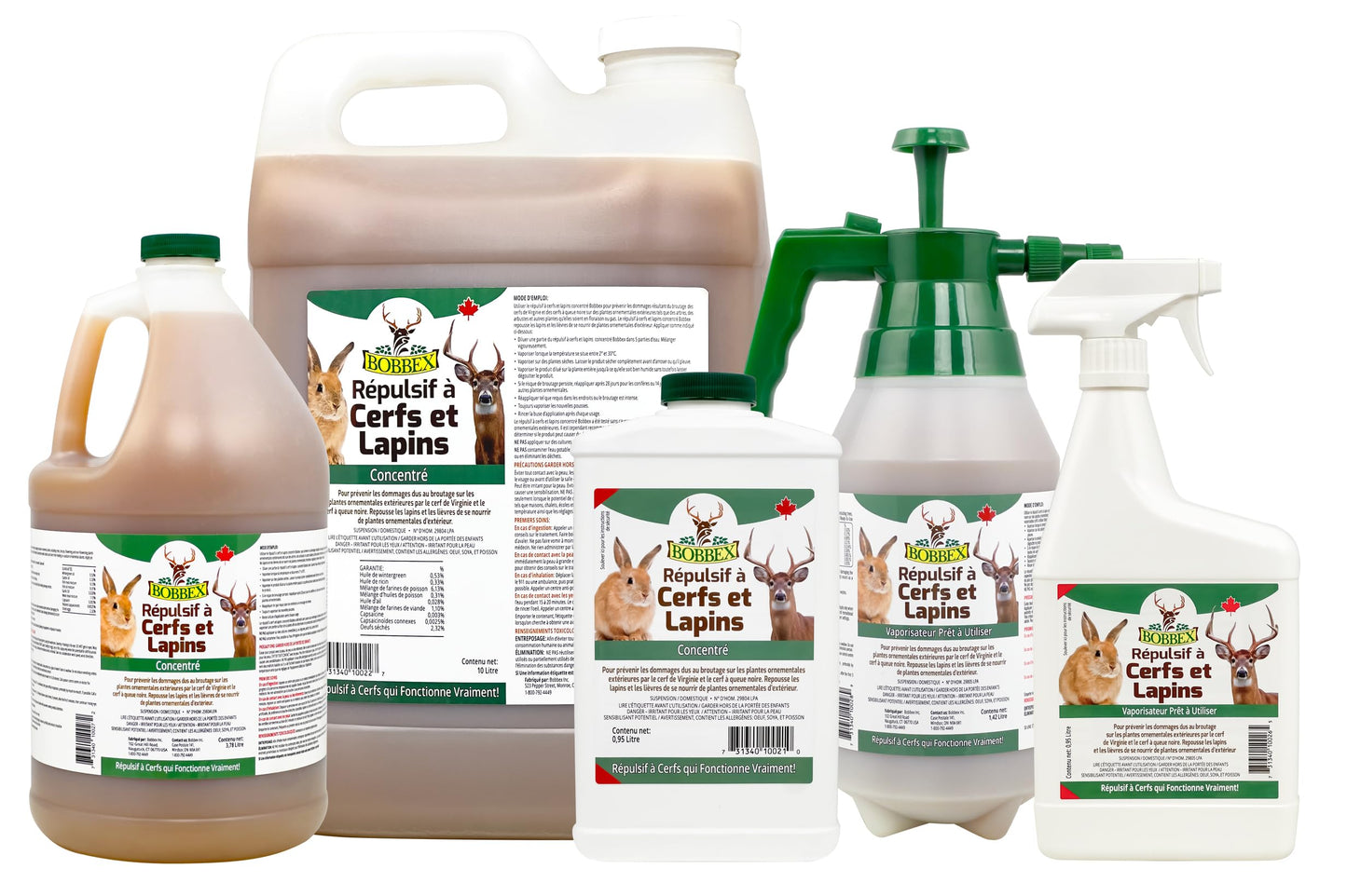 Bobbex Deer & Rabbit Repellent 3.78 Liter Concentrate