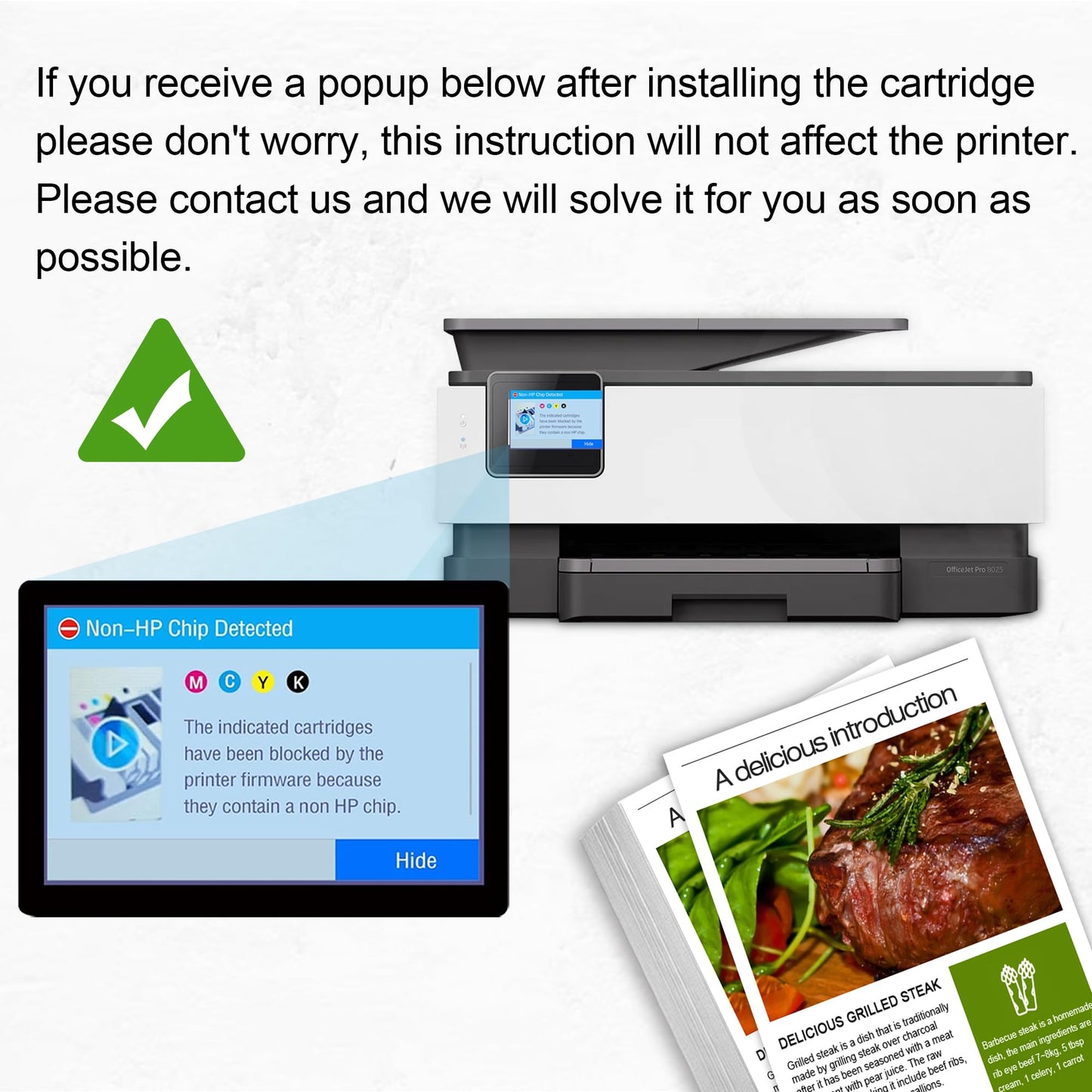 63XL Ink Cartridges 2-Pack(Black/Tri-Color) Replacement for HP 63XL Ink Works for Deskjet 1110 1112 2130 2132 3630 3632 Envy 4512 4513 4516 4522 Officejet 3830 4650 4655 5255 5258 Printer