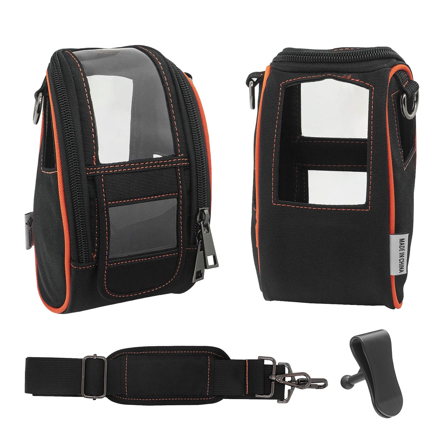 Soft Carrying Case for Zebra ZQ610 QLN220 ZR628 Mobile Thermal Printer - 2024 Upgrade Case Holster with Shoulder Strap and Belt Clip Compatible with Zebra ZQ610 QLN220 ZR628 Portable Carry Accessories