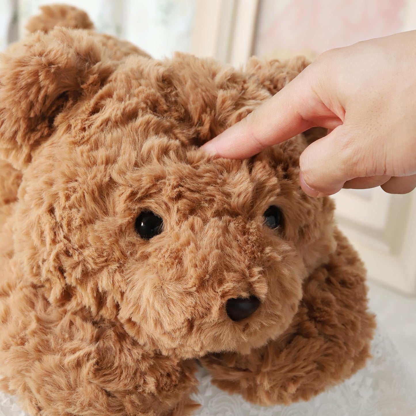20.5" Soft Teddy Bear Stuffed Animal, Sturdy and Fluffy Brown Bear Plush Toy for Kids Cuddle, Cute Hugging Pillow Toy for Kids (20.5"x7.9"x5.9")