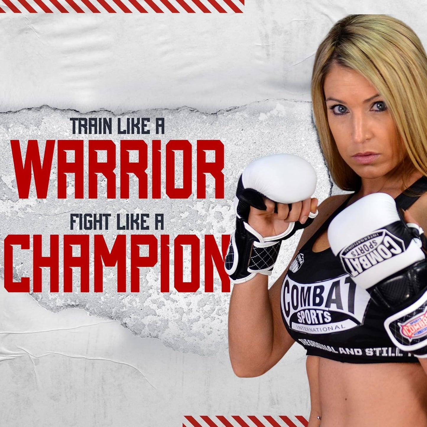 Combat Sports Max Strike MMA Training Gloves (Red, Large)