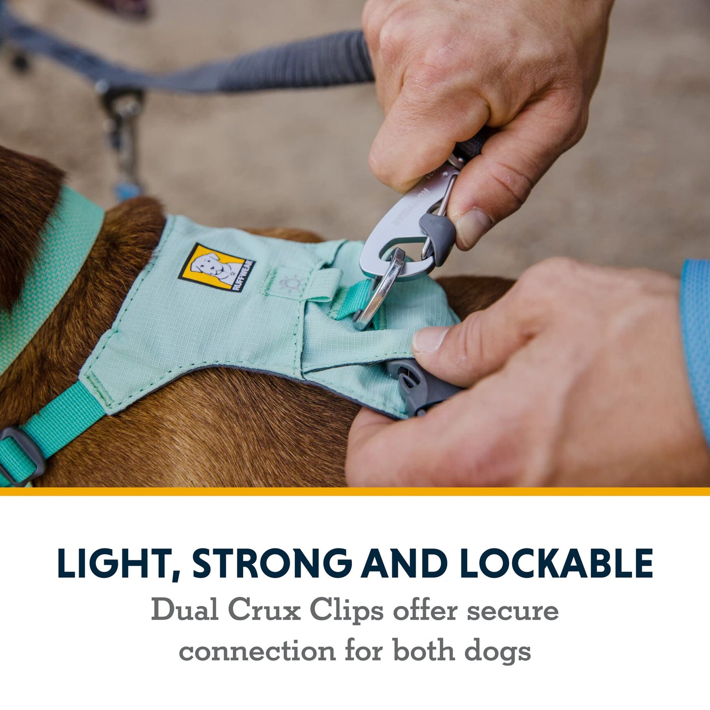 Ruffwear, Double Track Dog Leash Coupler, 2-Dog Walking System