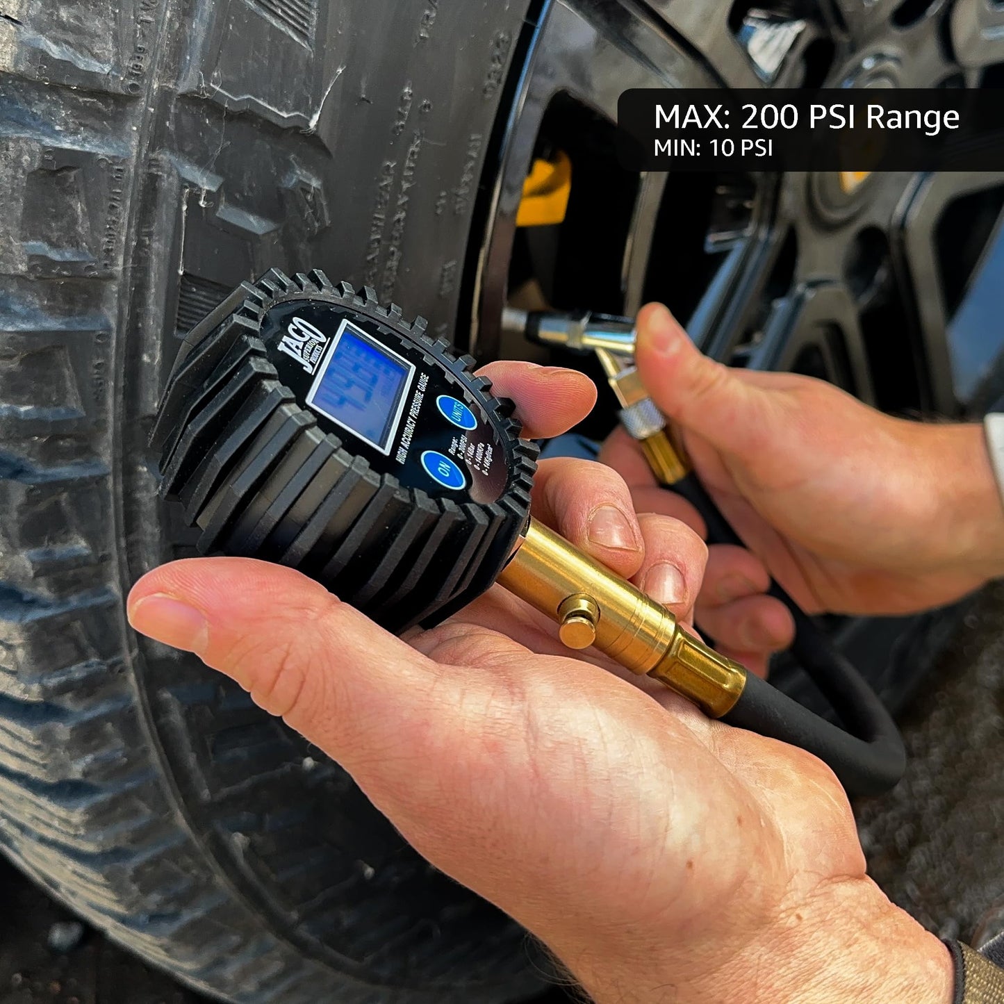 JACO ElitePro Digital Tire Pressure Gauge - Professional Accuracy - 200 PSI