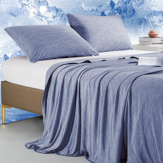 Marchpower Cooling Blanket King, 90" x 108",Latest Arc-Chill Cool-to-Touch Technology Summer Blanket, Light Cool Blanket for Sleeping Hot Sleepers Night Sweats,Q-MAX>0.5 Cold Blanket for Bed