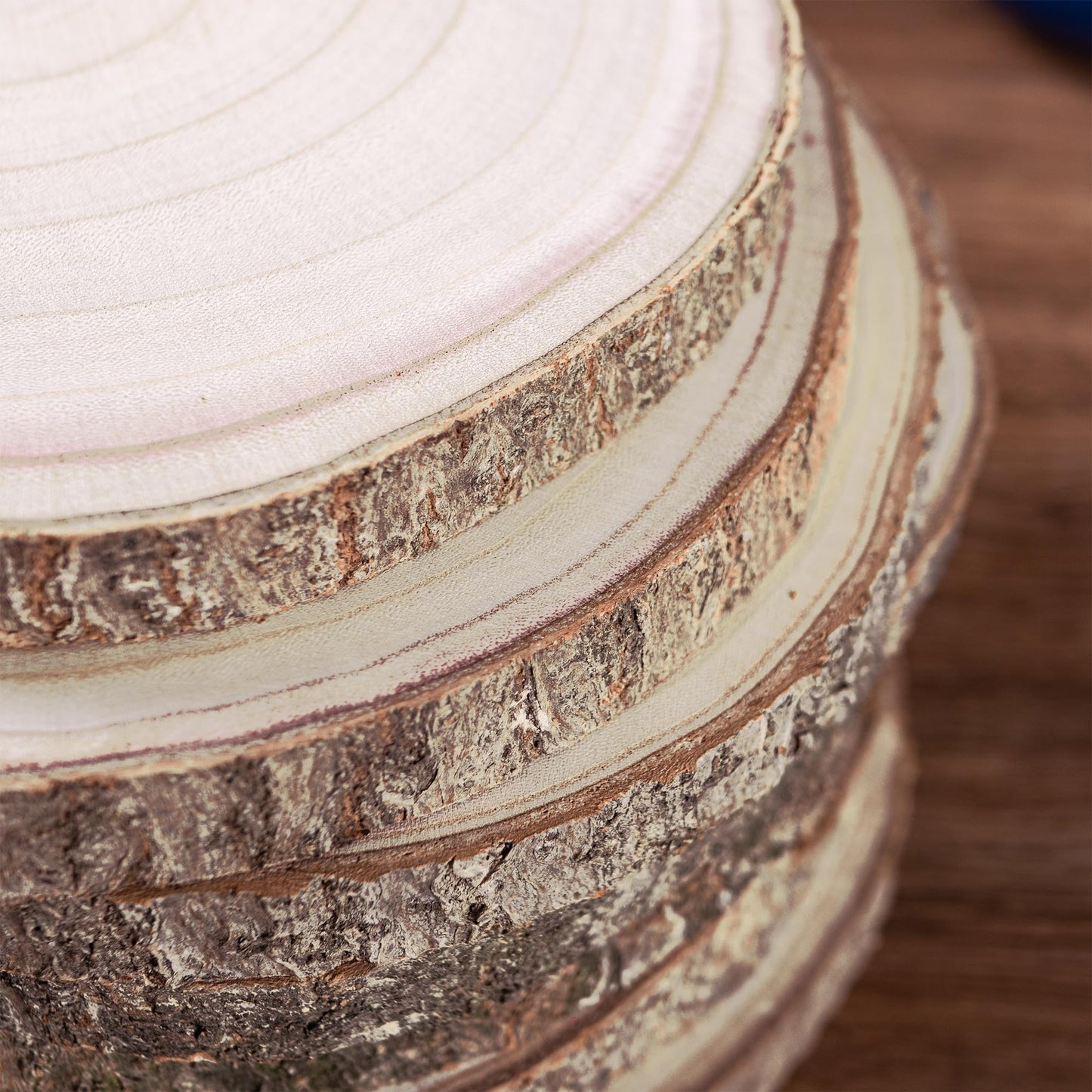 10 Pcs Natural Paulownia Wood Slices 7-8 Inches,Wood Slices for Centerpieces table decorations,Unfinished Rounds Wood for Crafts,Wood Slice for Rustic Wedding Decoration Projects