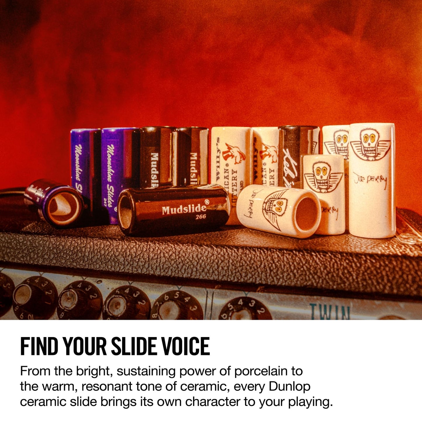 Jim Dunlop 266 Mudslide Porcelain Slide, Large