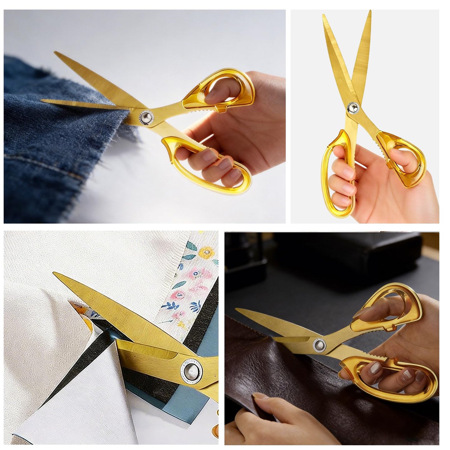 Ribbon Cutting Ceremony Kit with Large Gold Scissors, 157" Red Ribbon, 12" Decorative Bow, and White Gloves for Grand Openings and Business Events (10.2")