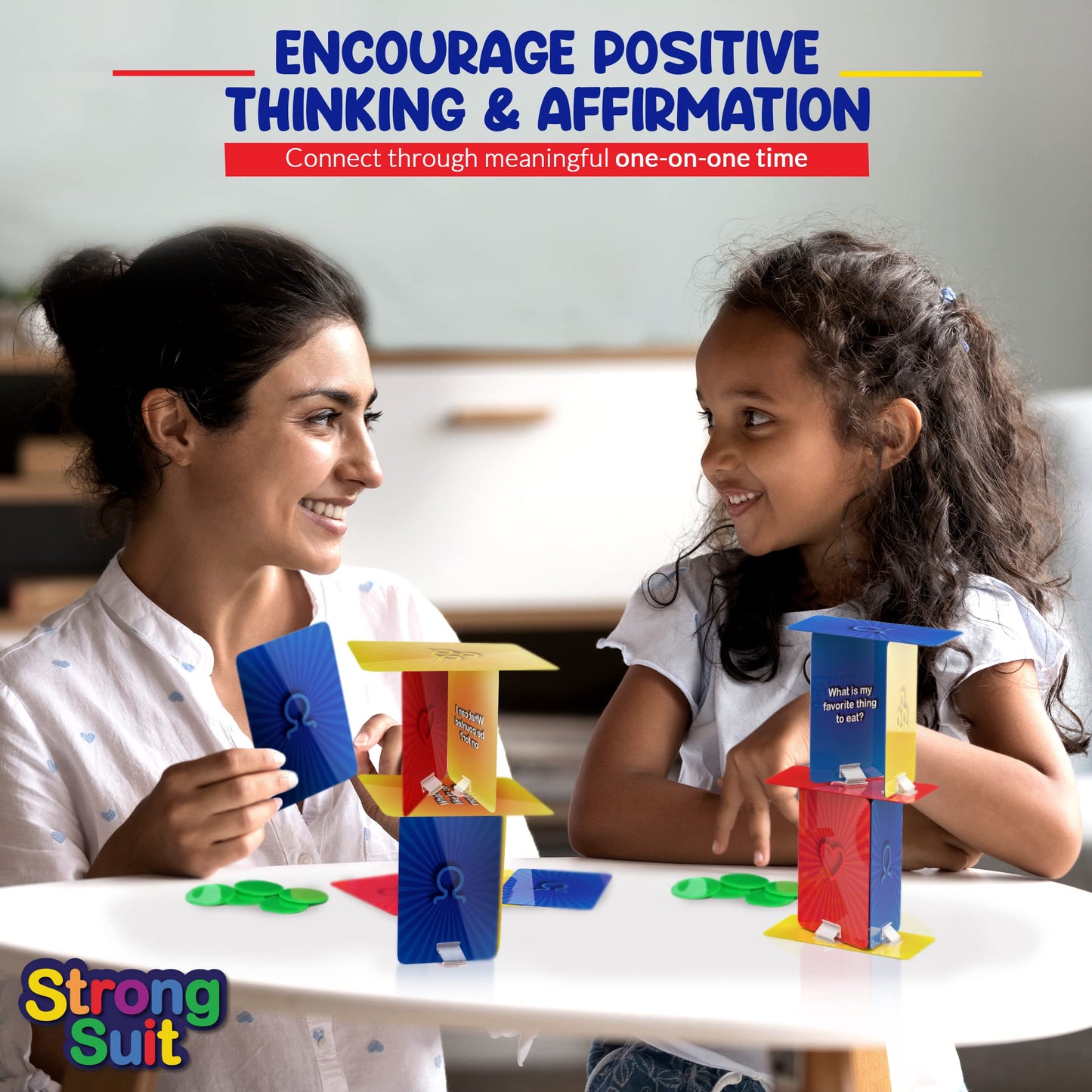 StrongSuit - The Tower of Self Esteem, Family Play Therapy Game For Kids, Teens | Tools to Boost Social Skills, Creativity, Emotion Regulation, Mindfulness - Used by Therapists, Counselors and Parents