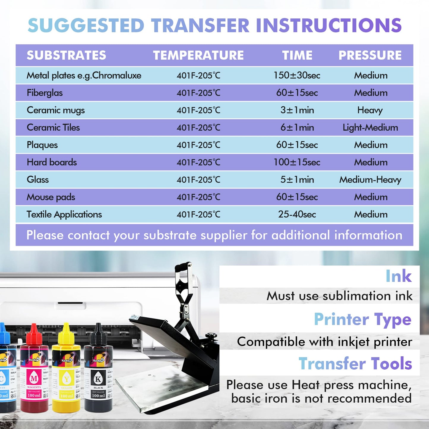 Koala Sublimation Paper 11X17 inches 120gsm 120 Sheets for Personalize Your Gift Compatible With Inkjet Printer Sublimation Ink