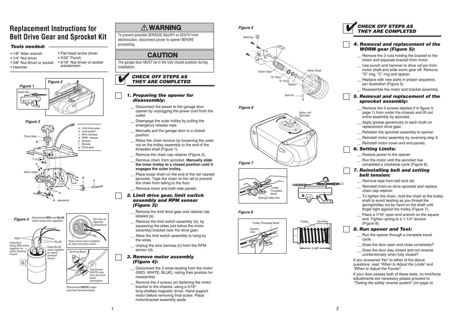 New- 41C4220A Gear and Sprocket Kit Compatible with Liftmaster with 41A2817 Garage Door Gears, Garage Door Openers Gear Replacements Kit, Replace for Chamberlain, Craftsman Chain Drive Models