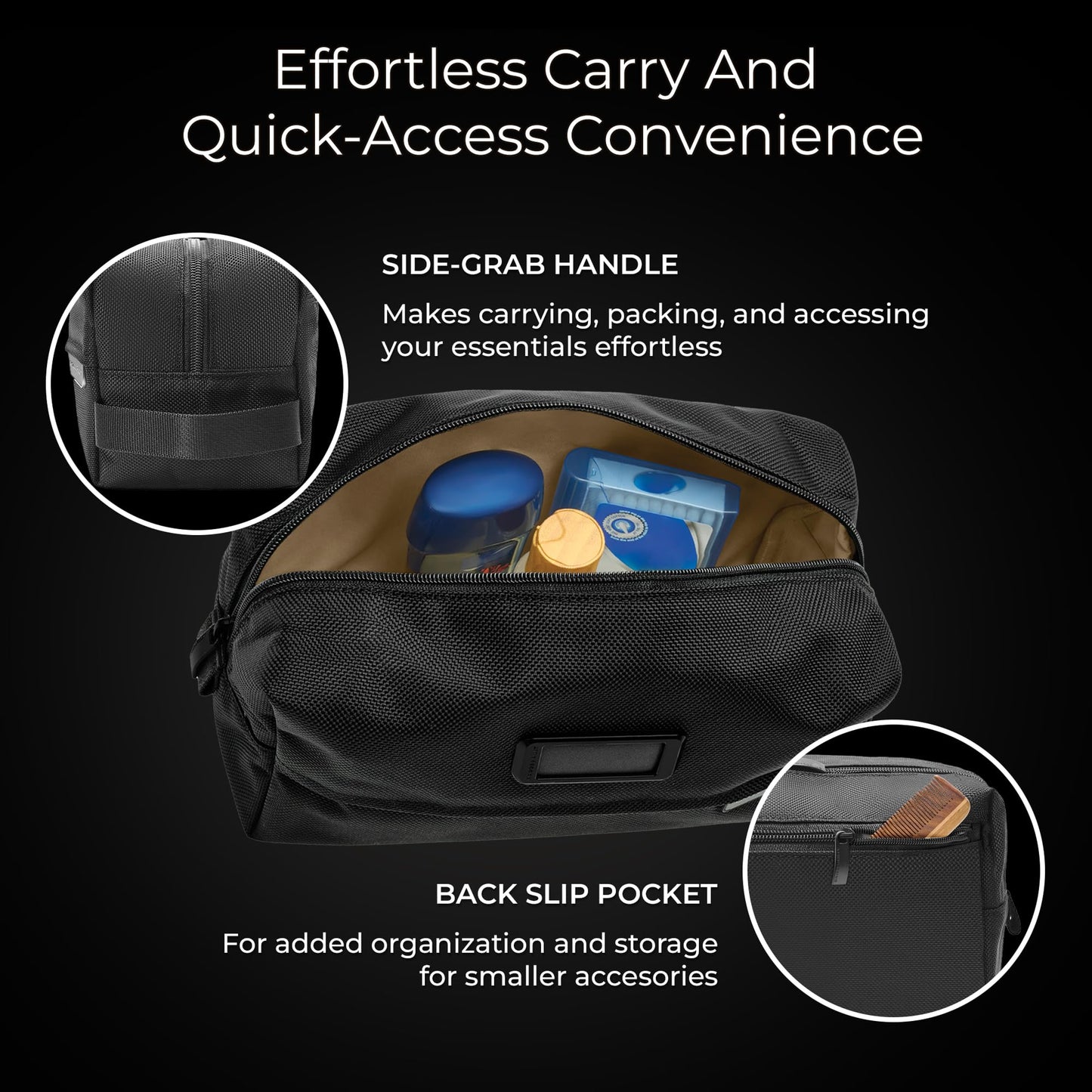 Briggs & Riley Baseline Everyday Essentials Toiletry Kit, Black