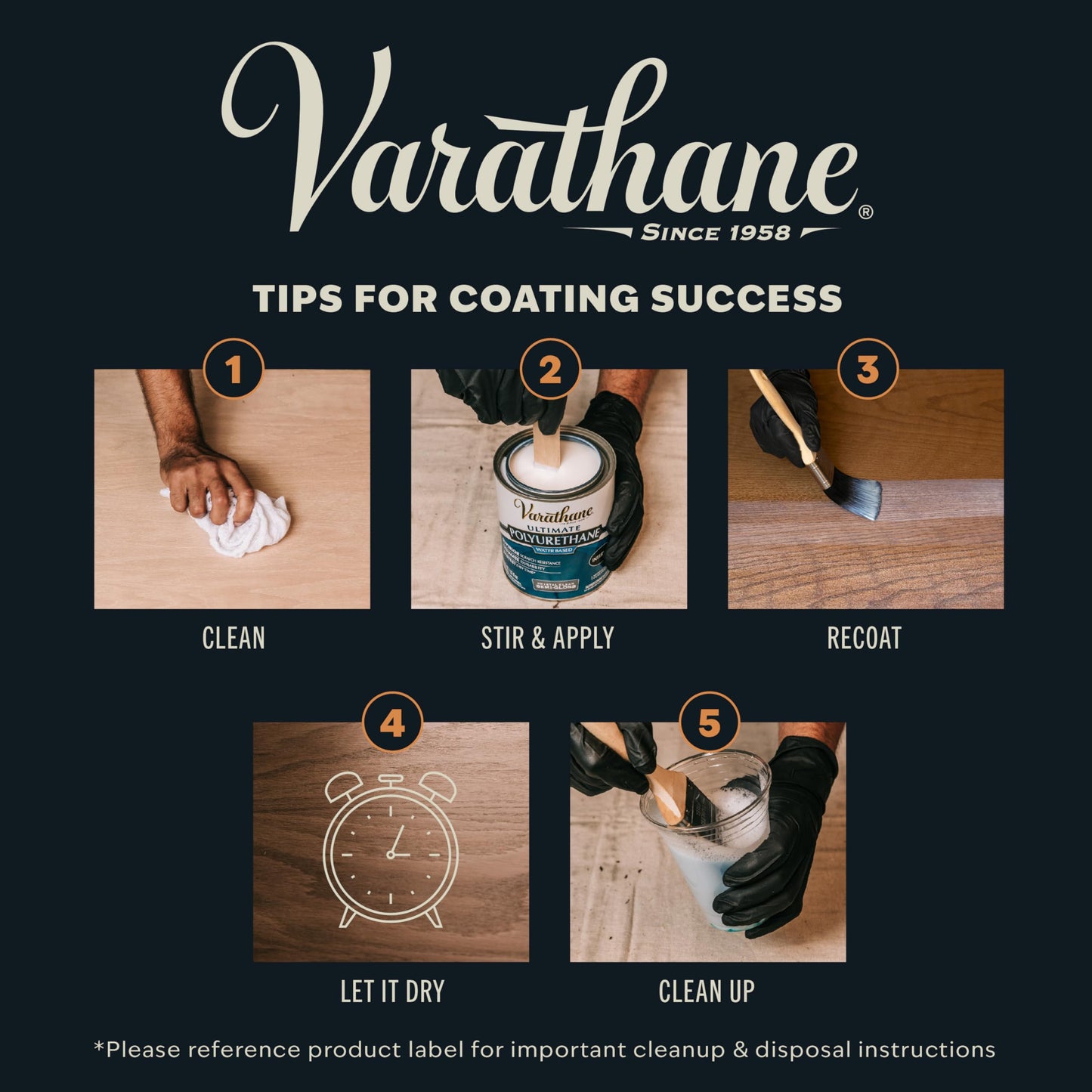 Varathane Interior Diamond Wood Finish in Clear Satin, 946mL