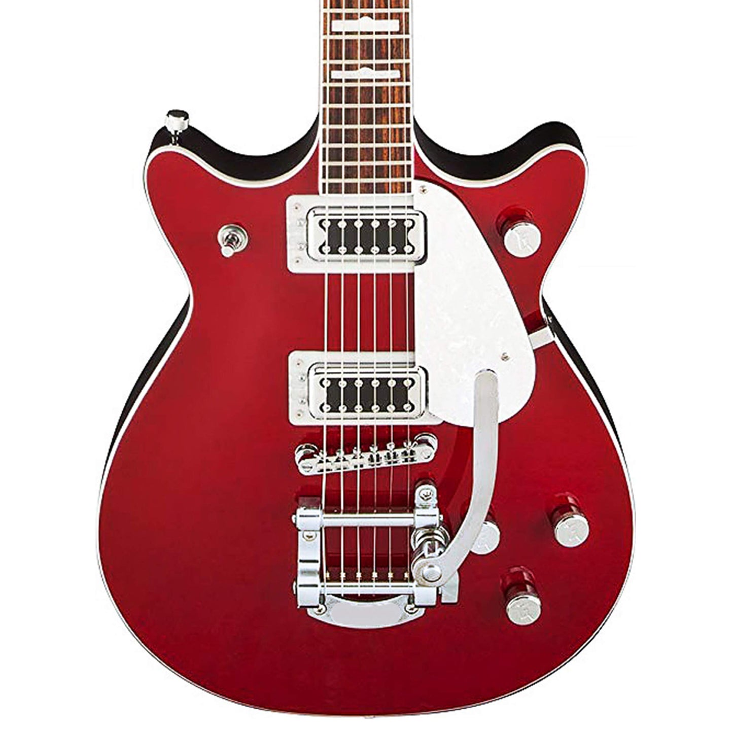 Metallor Guitar Tremolo Bridge Vibrato Tailpiece Compatible with SG LP Tele Style Flat Top Electric Guitar Chrome.