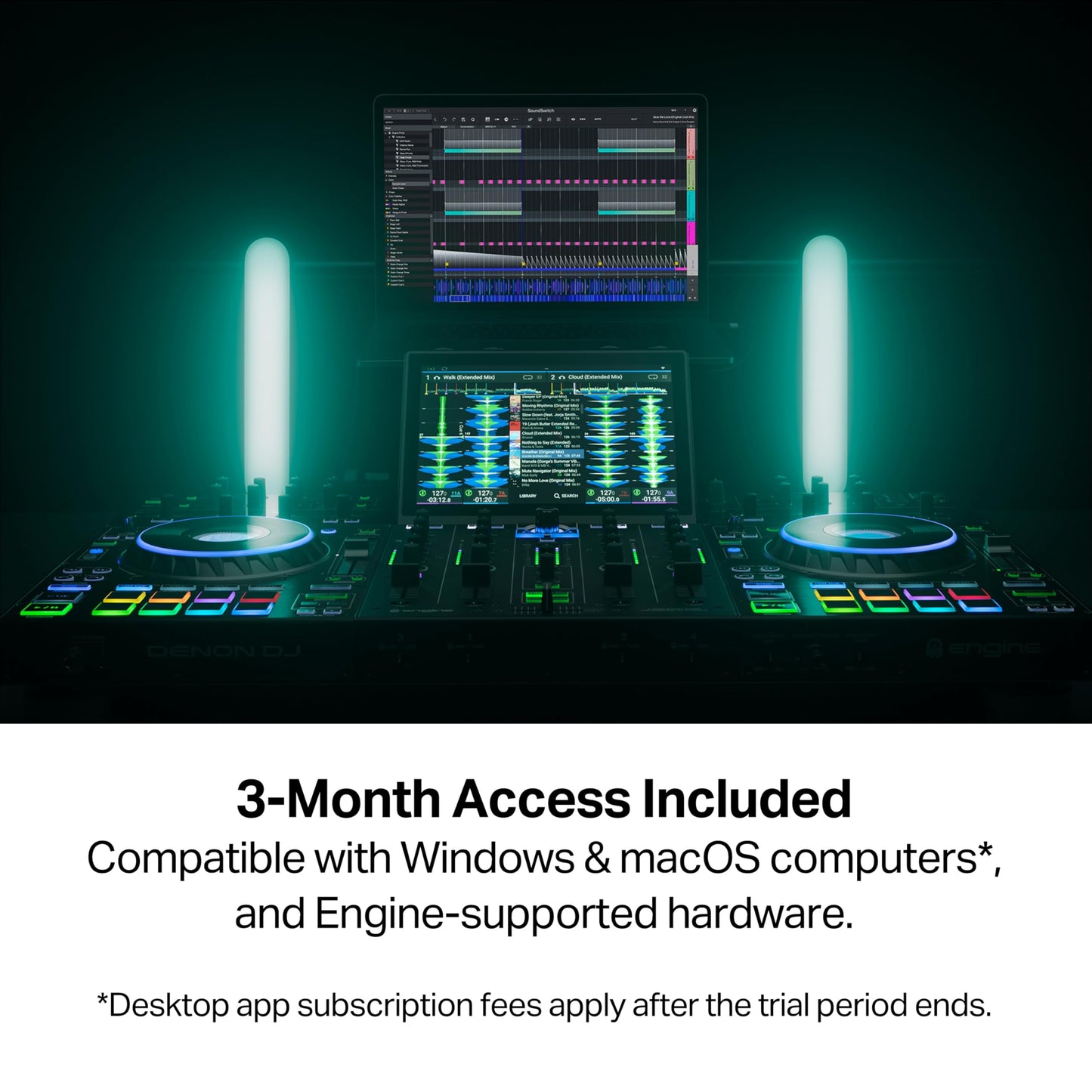 SoundSwitch Micro DMX Interface - Ultra-Compact USB to DMX Interface with 3-Month Free SoundSwitch Software Access