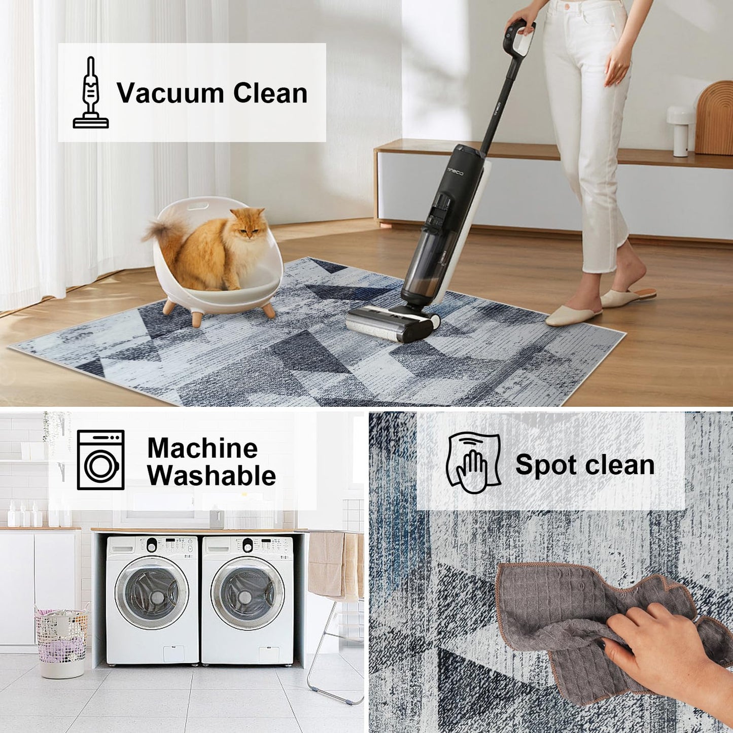 Office Chair Mat 35"x47", Chair Mat for Hardwood Floor, Non-Slip Computer Chair Mats, Mats for Under Desk Chairs, Desk Chair Mats Floors Protector for Office Home, Floor Mat for Offices Chair