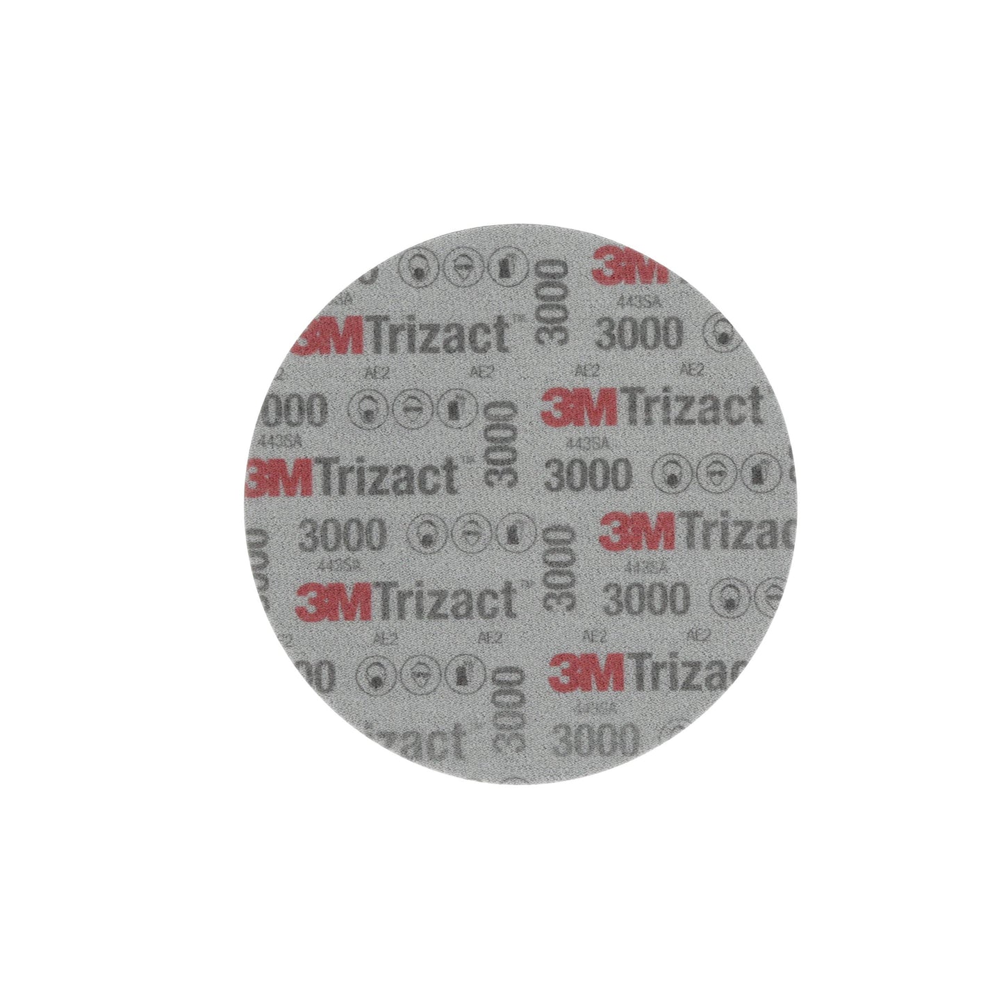 3M 02087 Trizact Hookit 3" P3000 Grit Foam Disc