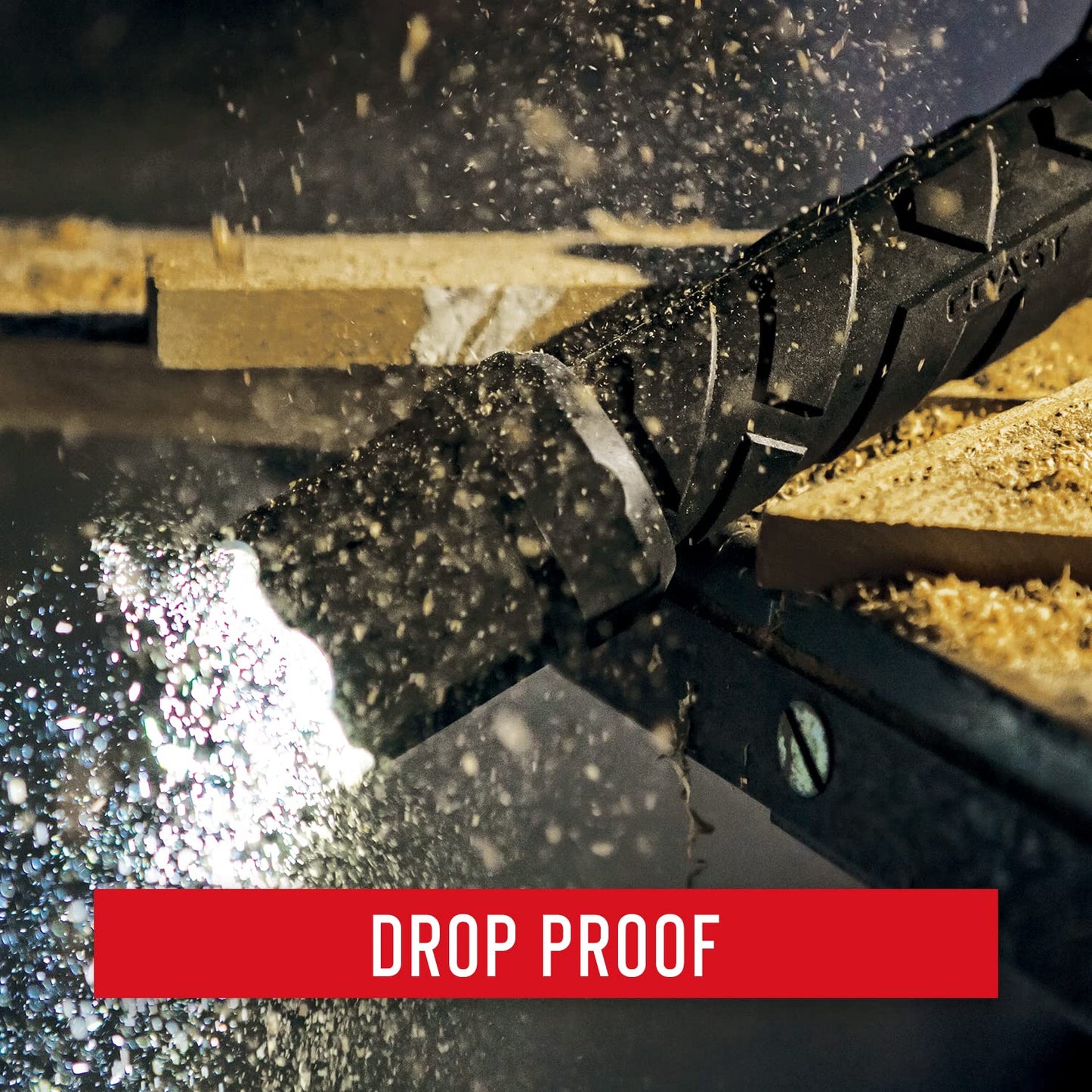 COAST POLYSTEEL 200 with Twist Focus, Pure Beam, 390 Lumen LED Flashlight, Crushproof, Black