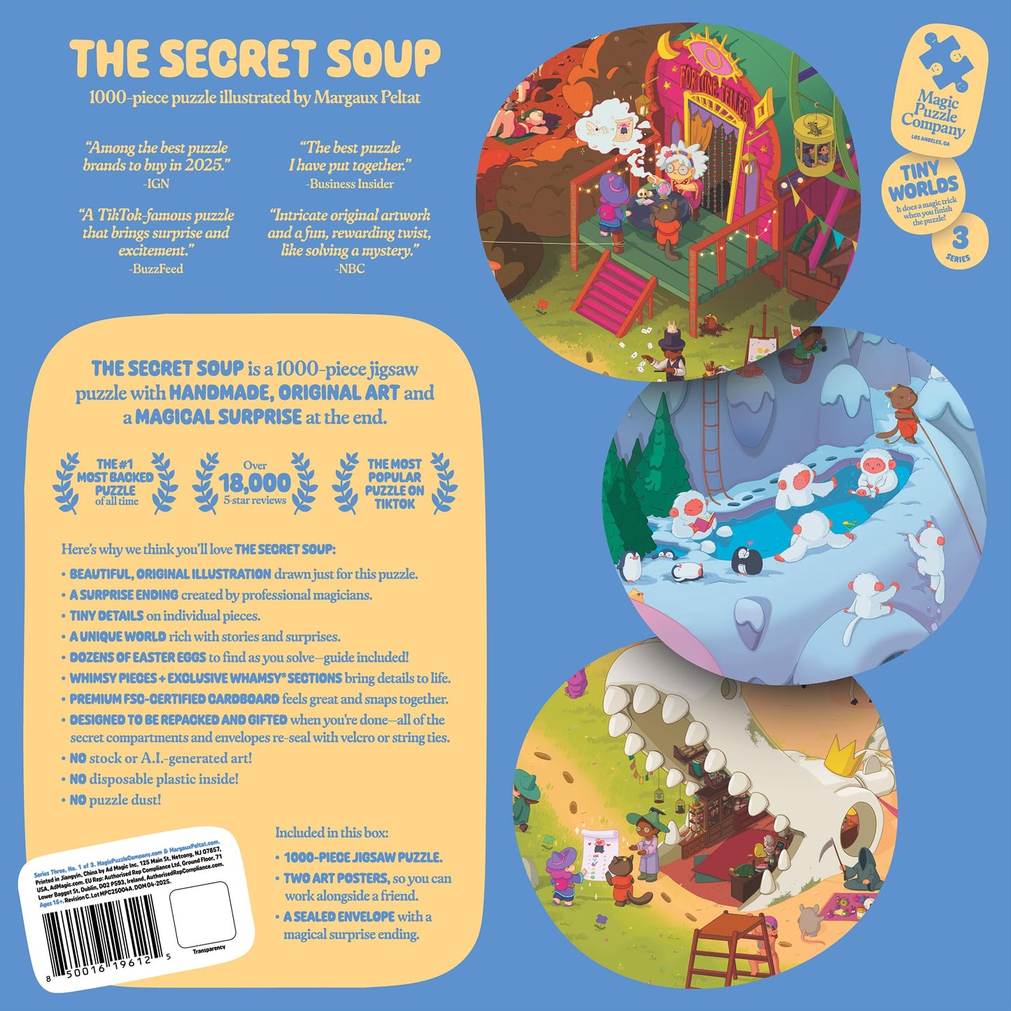 The Secret Soup • 1000 Piece Jigsaw Puzzle from The Magic Puzzle • Series Three