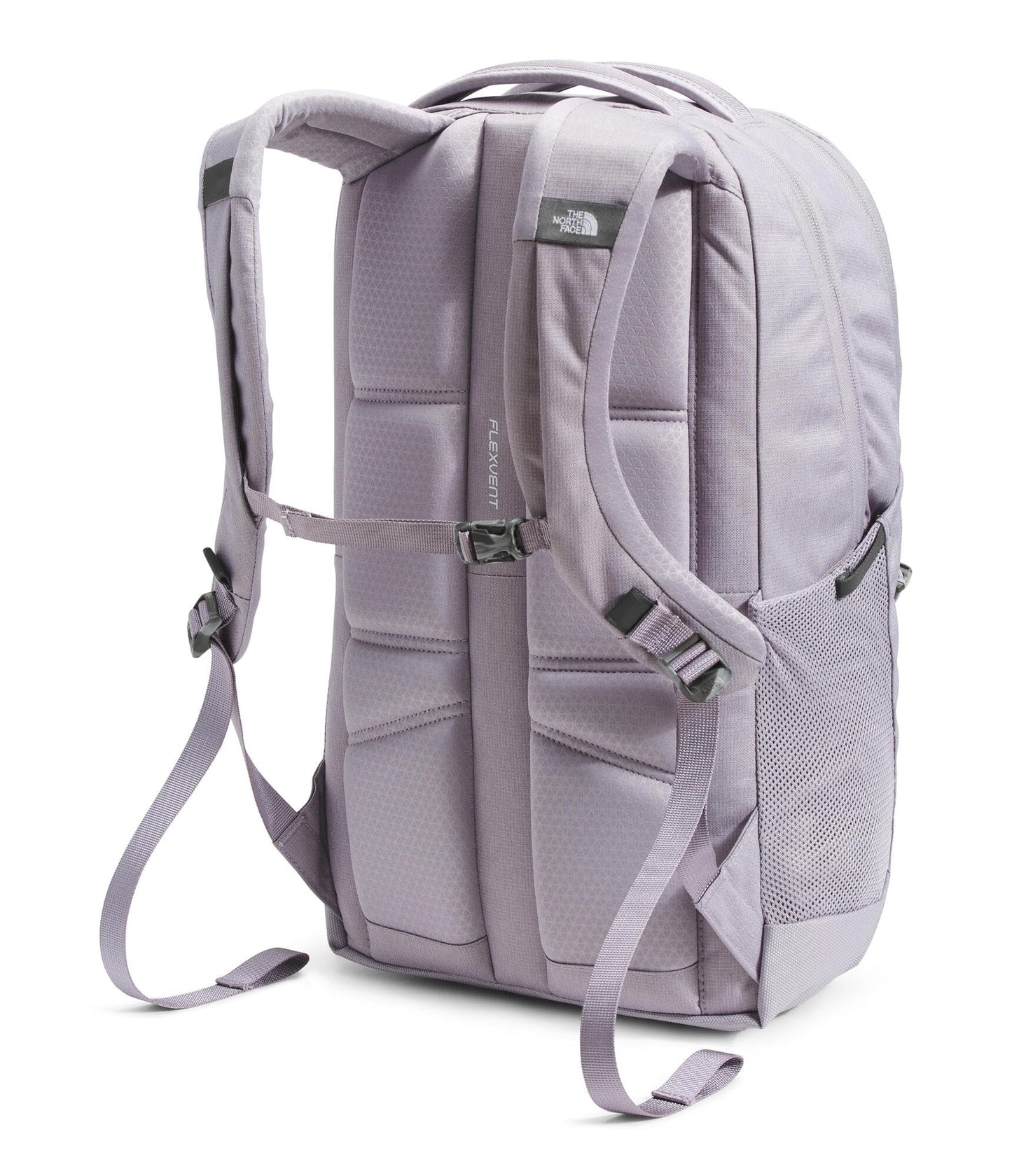 THE NORTH FACE Women's Jester Everyday Laptop Backpack | Commuter Travel Bag with Laptop Sleeve, Water Repellent Finish, Minimal Grey Dark Heather/Minimal Grey-NPF, One Size