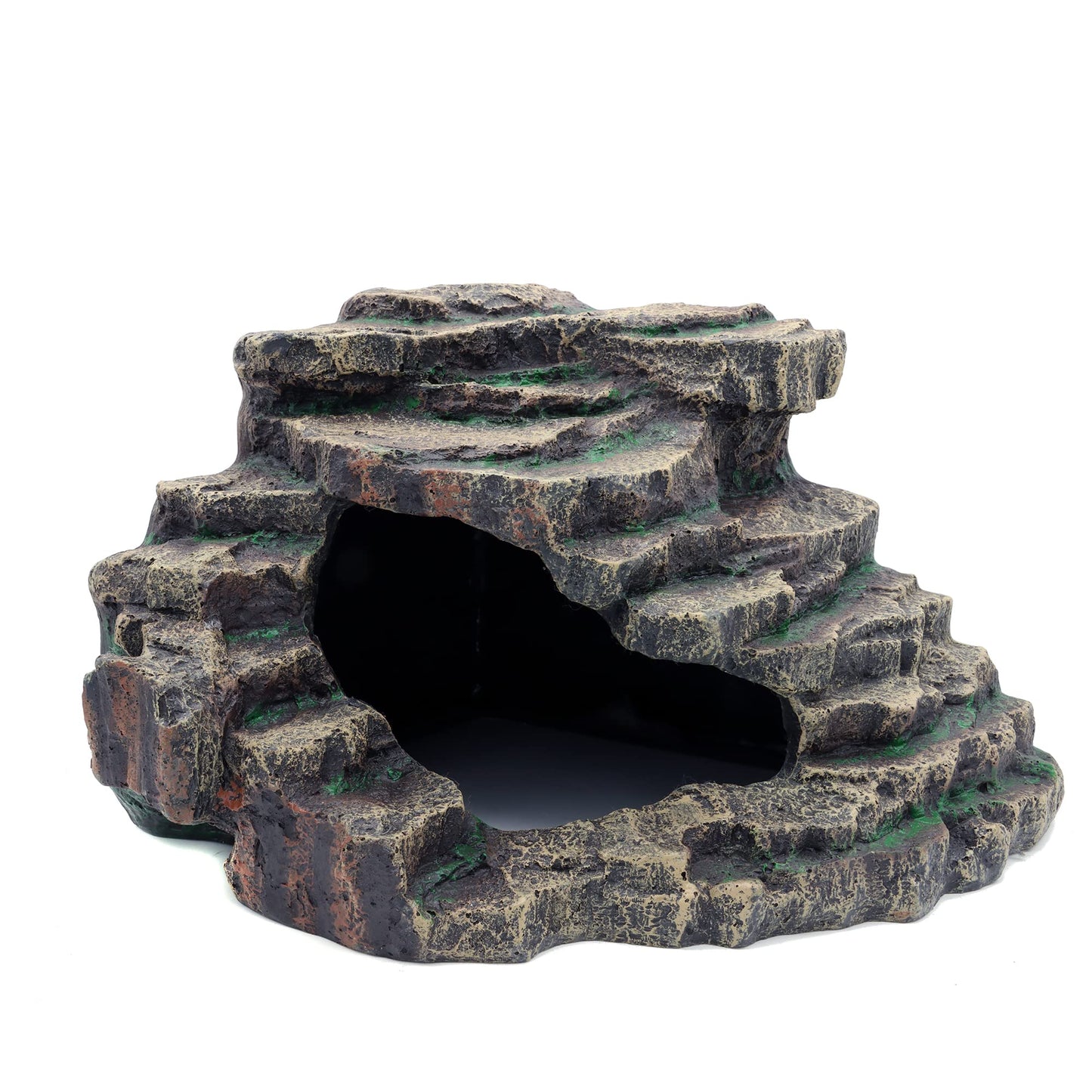 JIHAQUA Bearded Dragon Tank Accessories Extra Large Reptile Hideouts Cave Habitat Decor Bearded Dragon Clothes