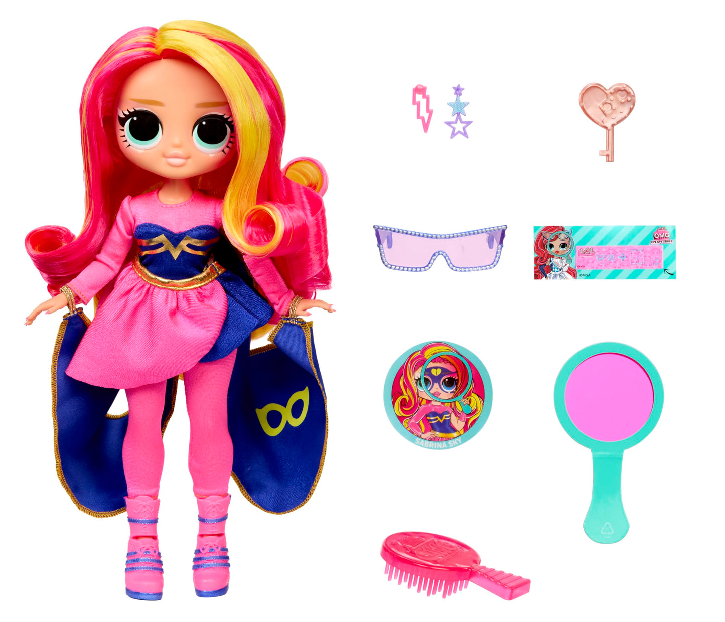 L.O.L. Surprise! OMG Eye Spy Series Superhero Doll