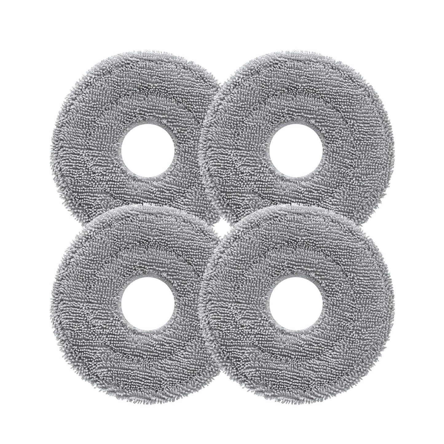 roborock Rotating Mop Cloth for Saros 10R & Saros Z70 Robot Vacuum Cleaner, 4PCS High-Absorbency Microfiber, 200 RPM Spinning Speed, 30 Water Flow Levels