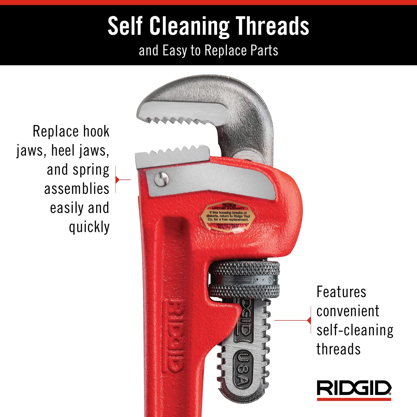 Ridgid Tools 31005 Straight Pipe Wrench
