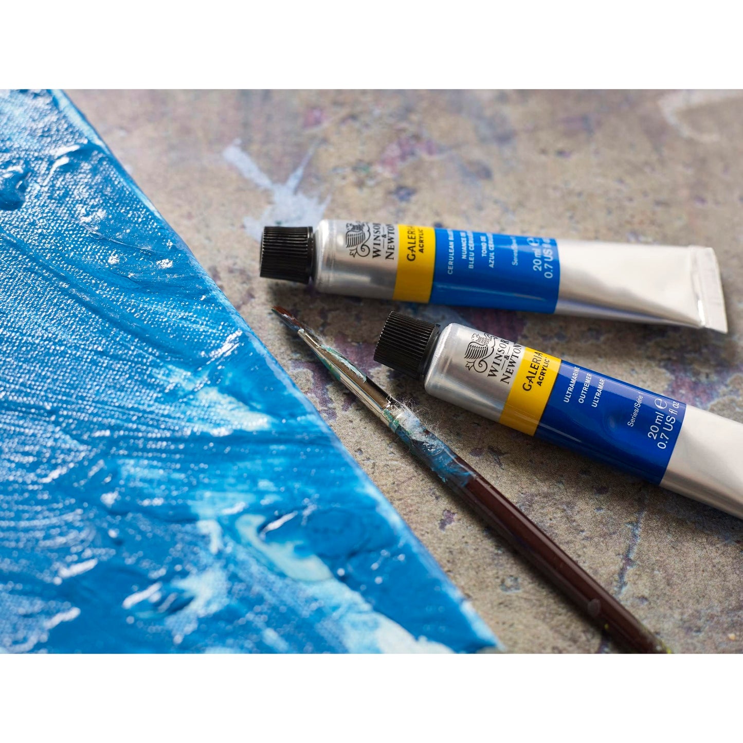 Winsor & Newton Galeria Acrylic Color Tube, 500ml, Titanium White