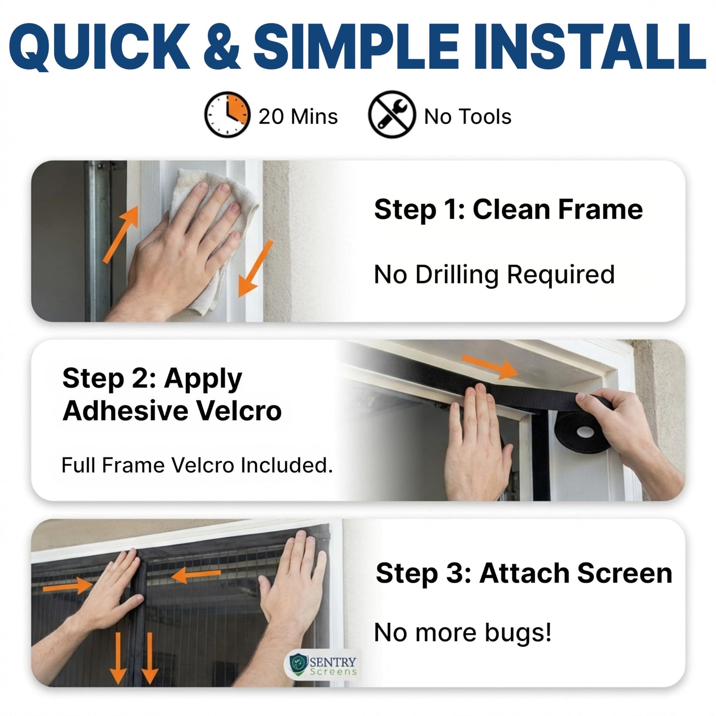 Magnetic Garage Door Screen 1 Car – 7’h x 10’w Ultra-Durable 60g Fiberglass Mesh – Strong High-Energy Magnets – Weighted Bottom – Full-Frame Adhesive Tape – by Sentry Screens