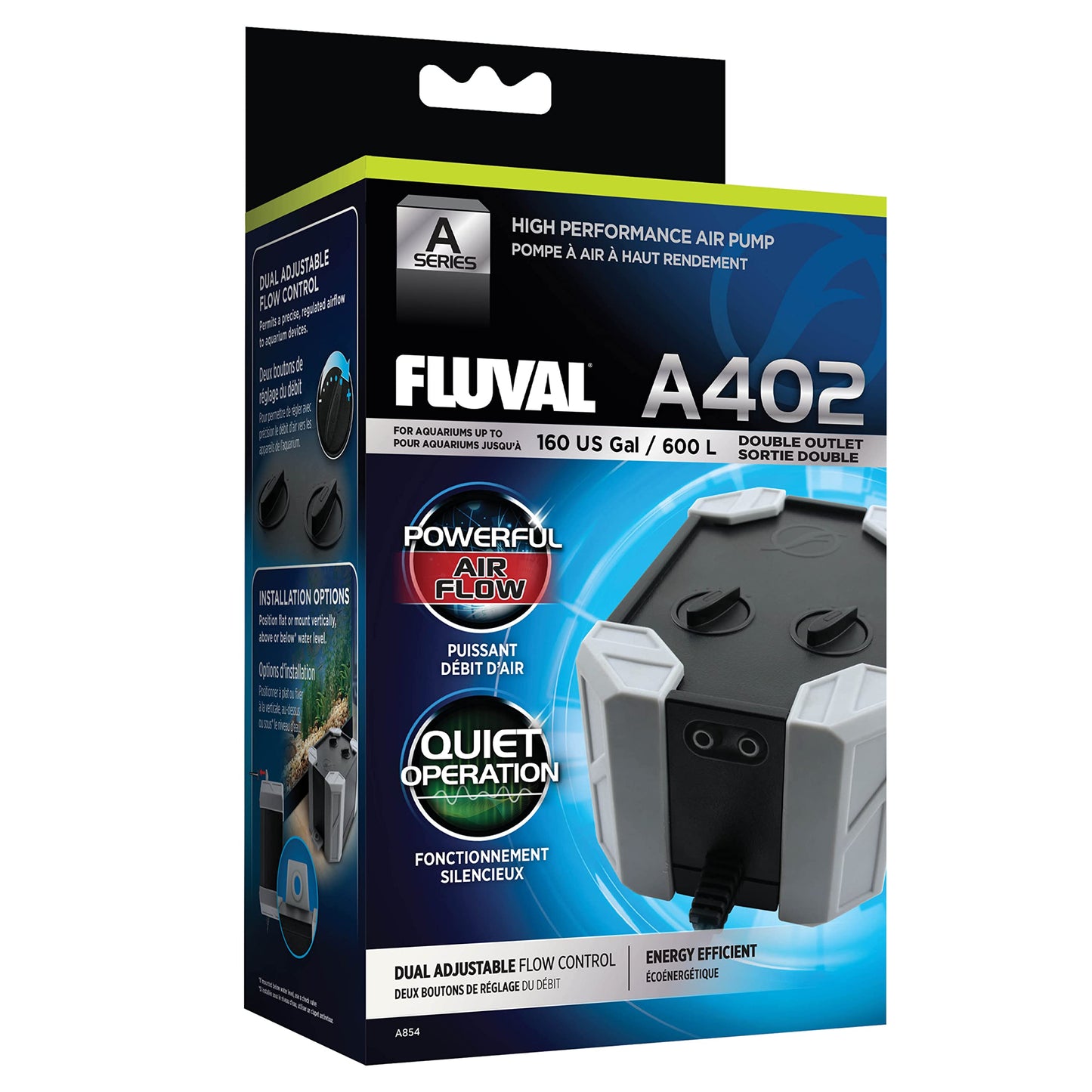 Fluval A402 Air Pump - 600 L (160 US Gal)