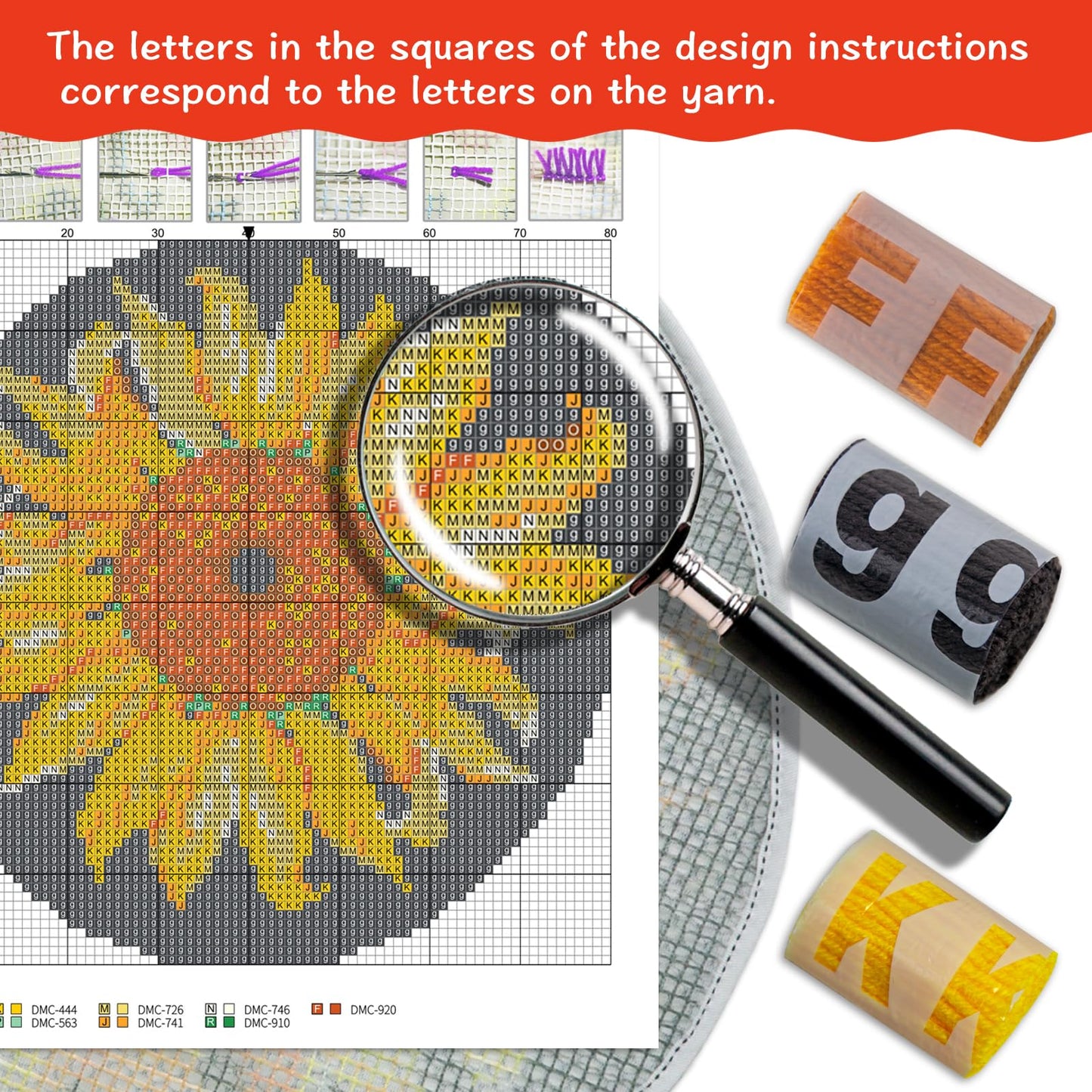 Latch Hook Rug Kit, Sunflower Pattern Printed Canvas DIY Rug Crochet Yarn Kits, Embroidery Decoration 20.4" X 20.4" (52 * 52cm)