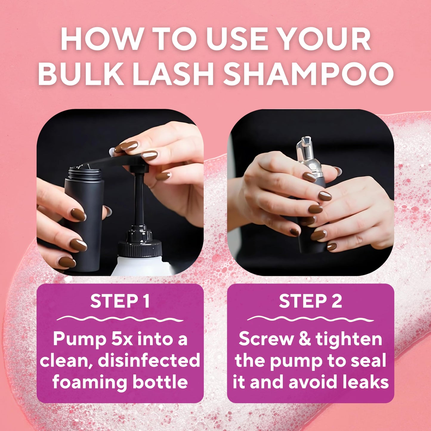 Professional Lash Shampoo for Extensions - 1.05 Gallon Bulk (3.98L) + 50 Aftercare Cards & Pump - Salon-Grade Eyelash Cleanser, Oil-Free, Bubble Gum Scent, Made in CANADA – Lash Wash Concentrate