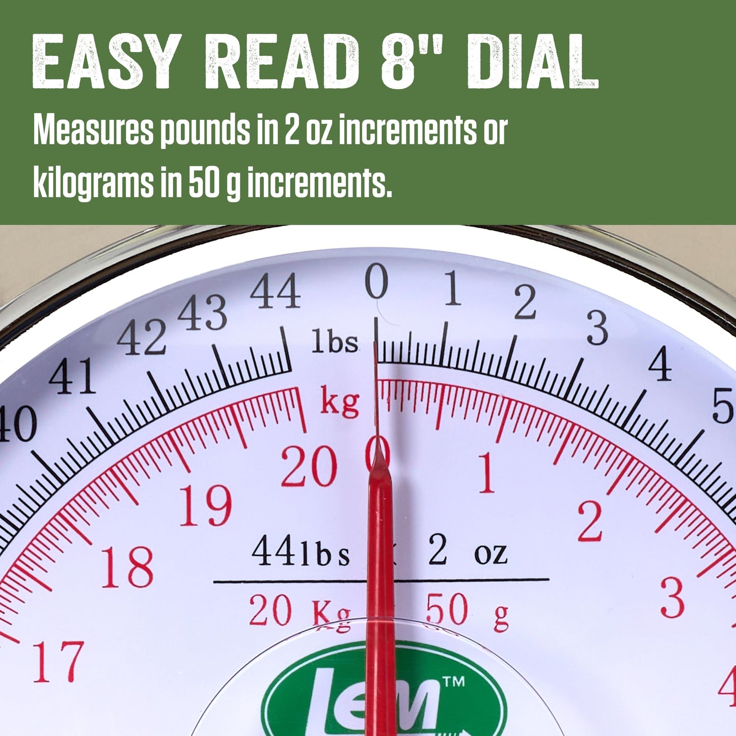 LEM Products 435 Stainless Steel Scale, Metallic