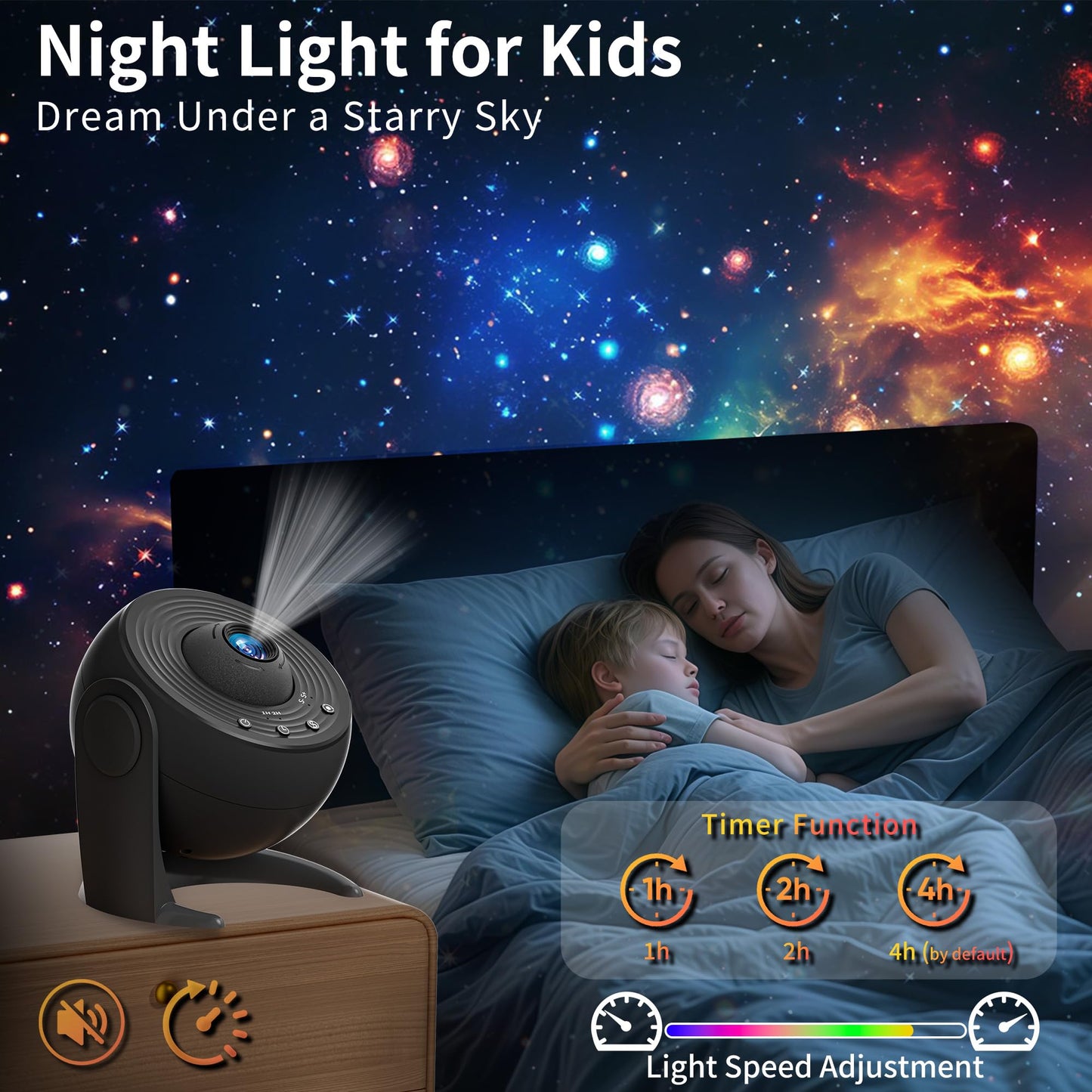 Yoyorule Galaxy Projector for Bedroom, 13 in 1 Planetarium Star Projector with Solar System & Constellation, 360° Rotating Galaxy Light Projector, Space Night Light Projector for Kids Adults Gifts