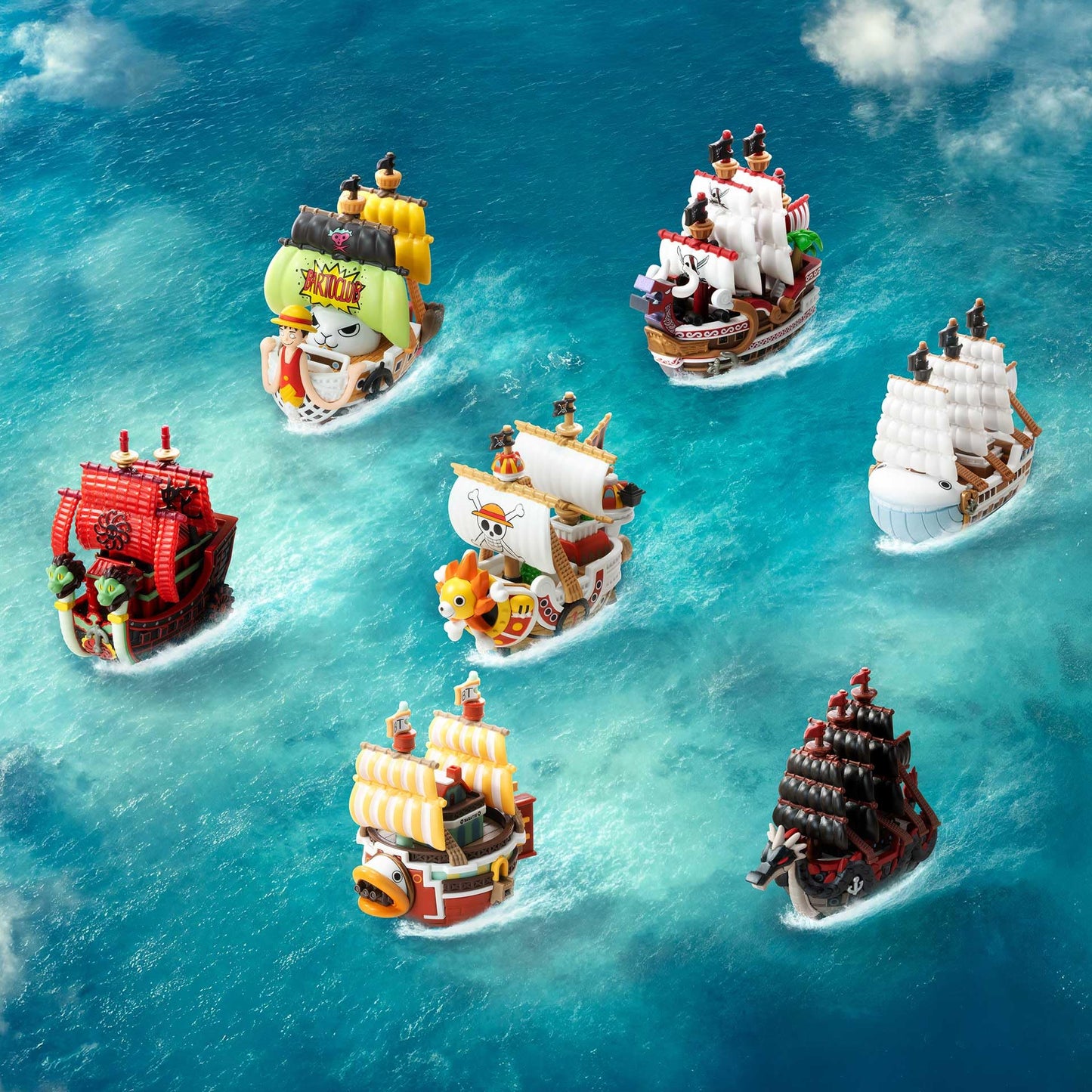 POP MART One Piece - The Grand Line Series Vehicles, ONE Piece Blind Box Figures, Random Design Action Figures Collectible Toys for Home Decor, Holiday Birthday Gifts for Girls and Boys, Single Box