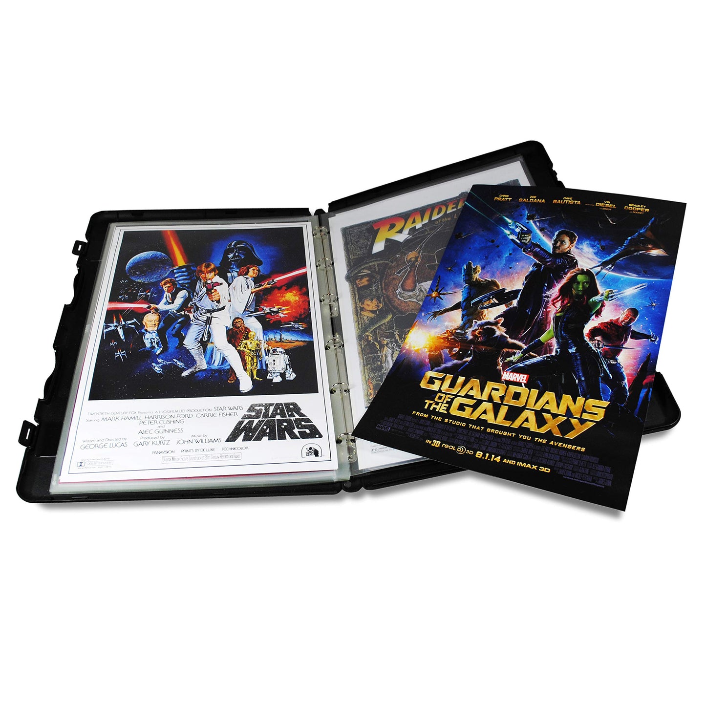 UniKeep Large Binder with Pages (11 x 17) - Black - Fully Enclosed Case Binder