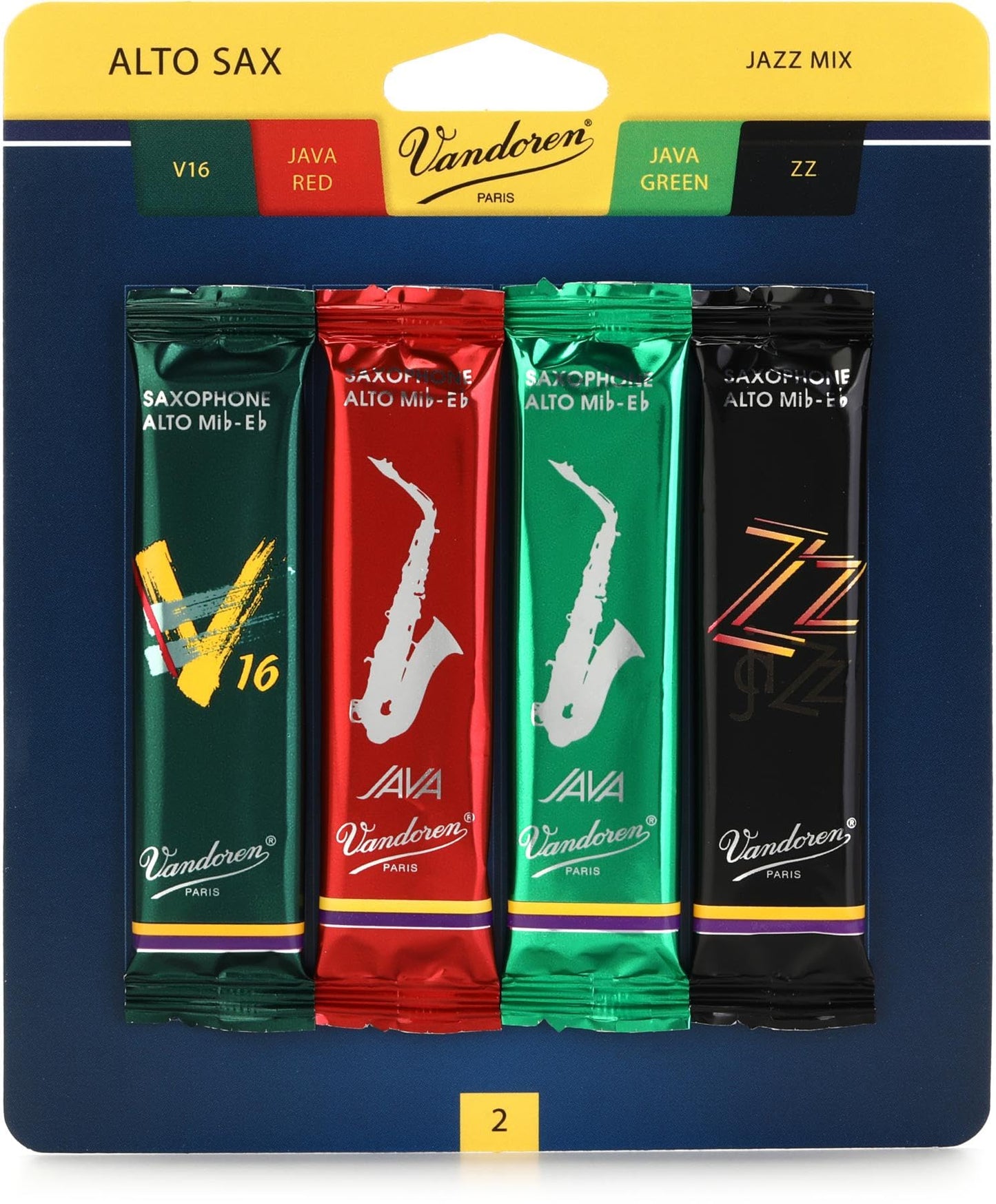 Vandoren SRMIXA2 Alto Saxophone Reed, Mix #2