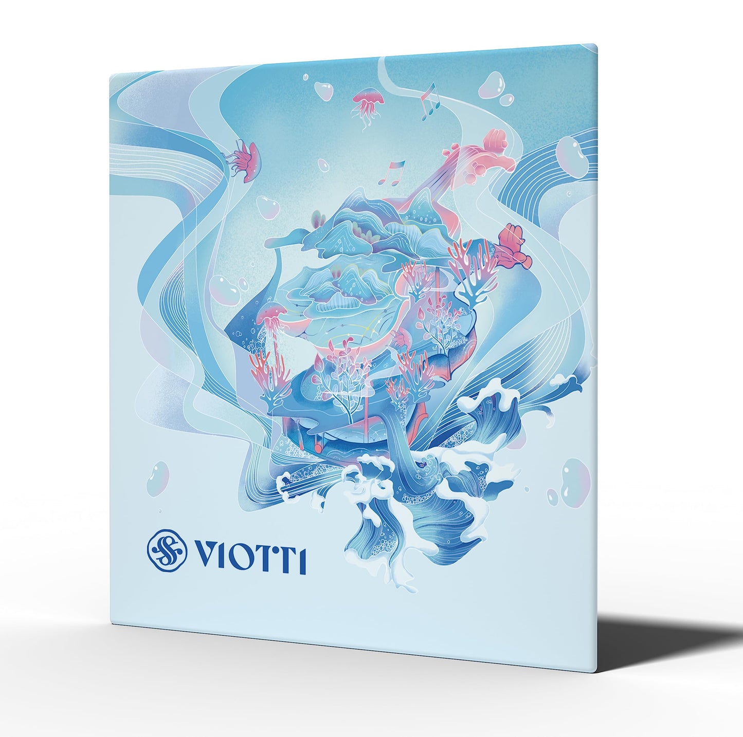 Viotti Violin Strings 4/4 Full Set | Medium Tension Synthetic-Core Strings with Gold E String for Brilliance, Power & Projection, Silver Wound D & G Strings, and Aluminum Wound A String