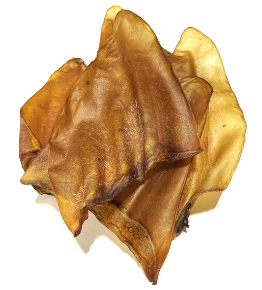 Cow Ears for Dogs - All Natural Brown - Single Ingredient - *15 Pack Natural Brown* - Dog Chew Treat - Rawhide Alternative