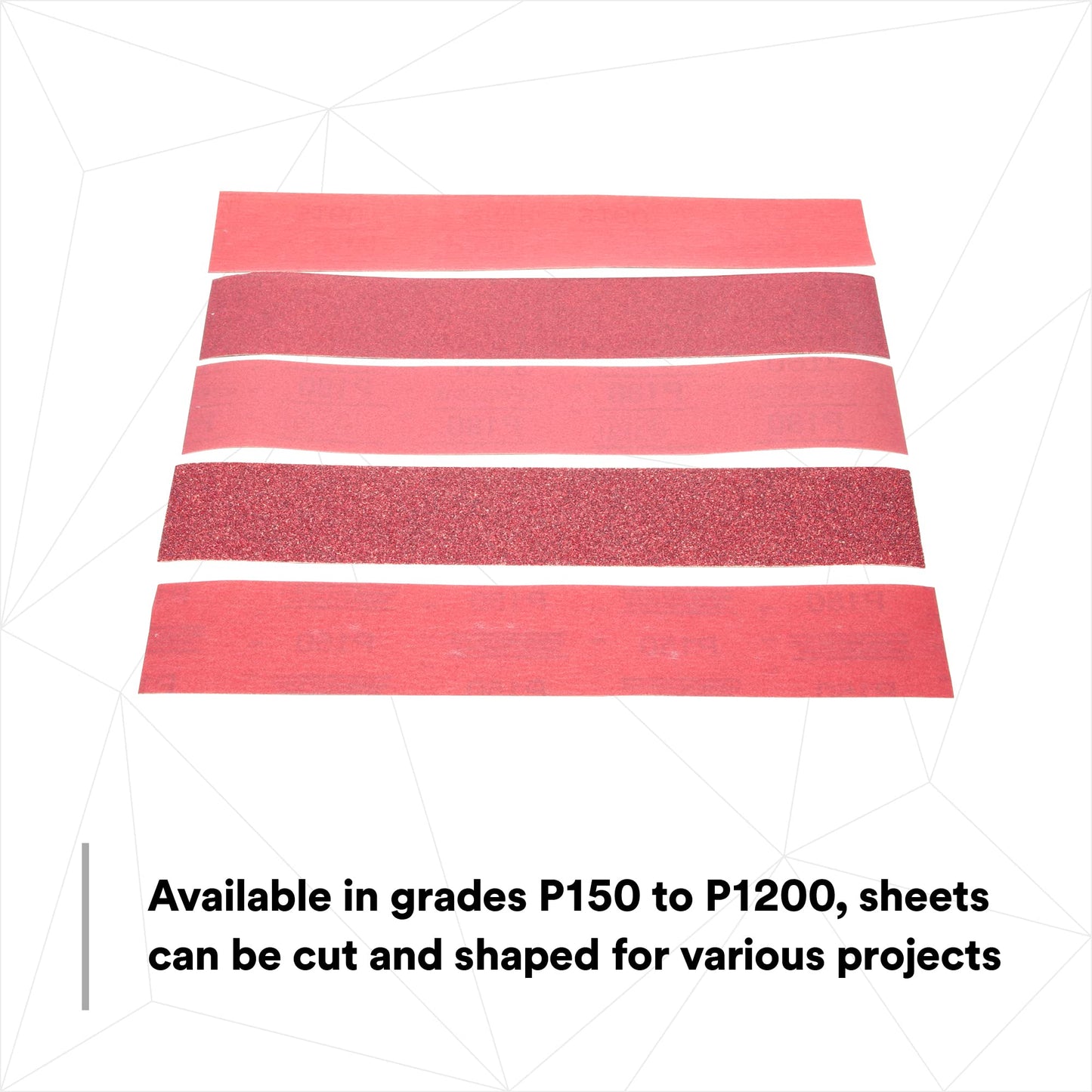 3M 01681 Stikit Red 2-3/4" x 25 Yard P400 Grit Abrasive Sheet Roll